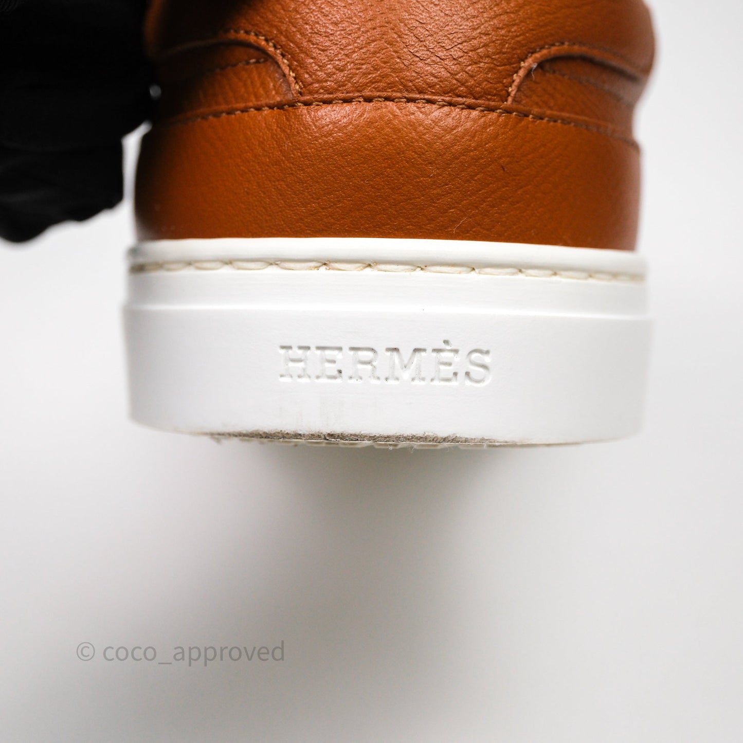 Hermès Day Sneakers Naturel Epsom Size 39