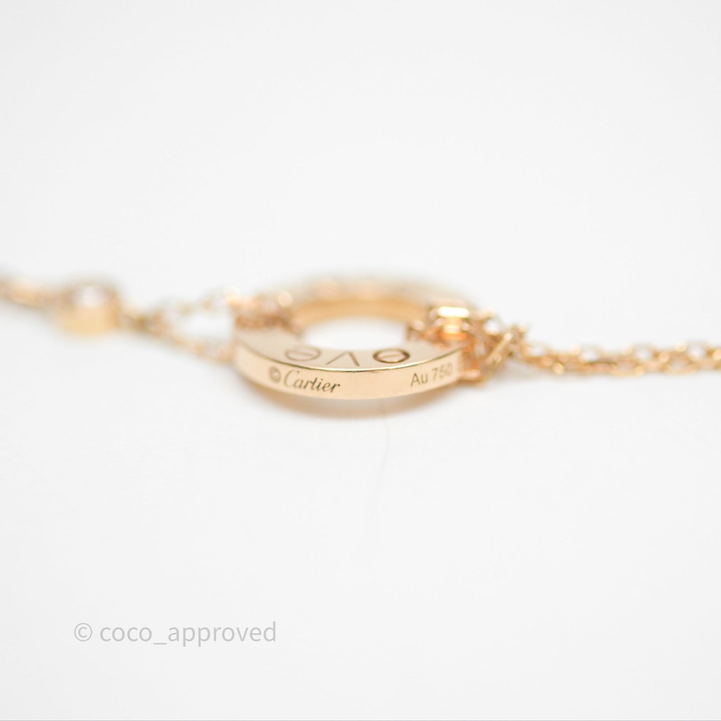 Cartier Love Bracelet Rose Gold Diamonds