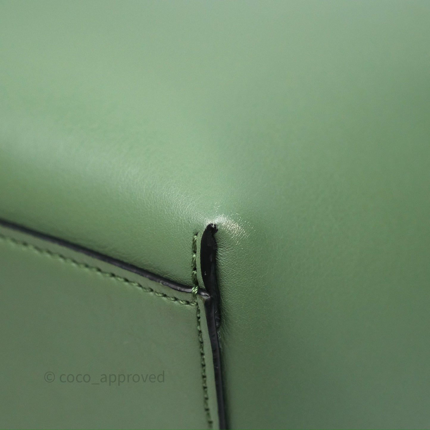 Loewe Small Anagram Tote In Rosemary Green Calfskin