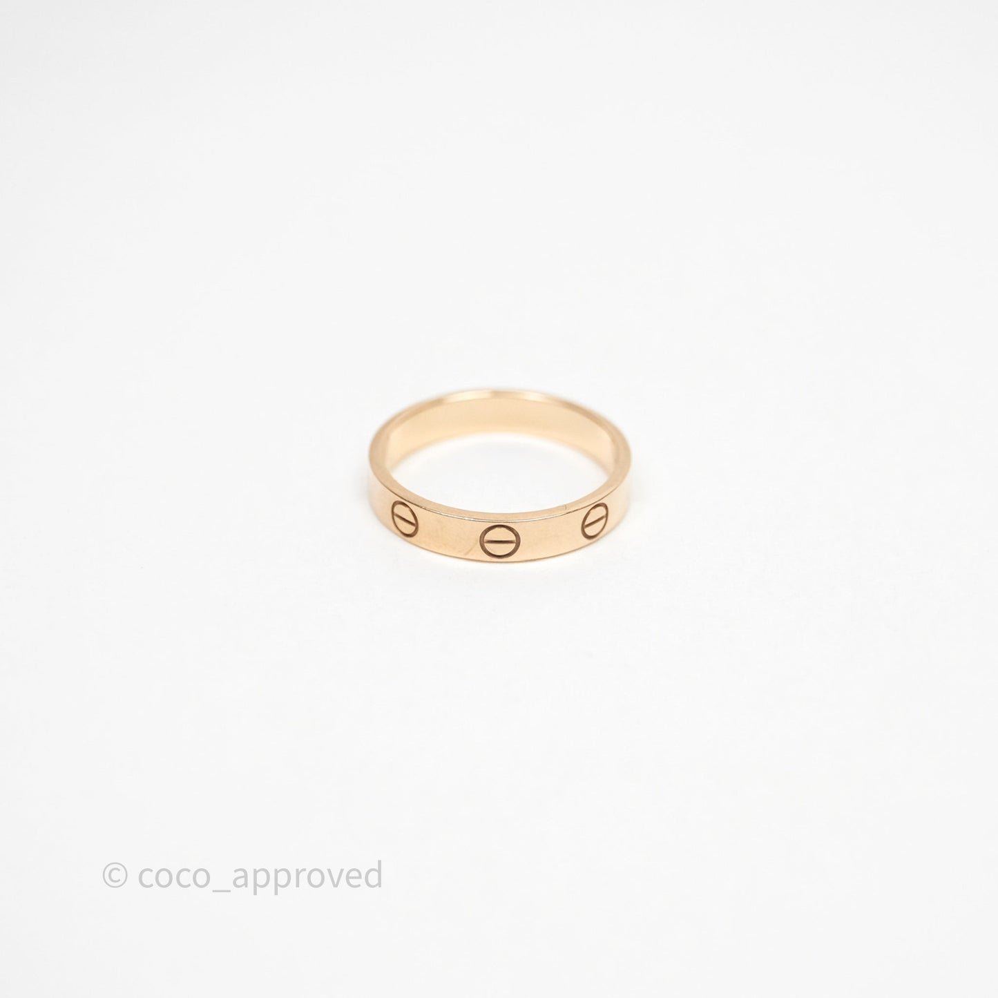Cartier Love Ring Small Model Rose Gold