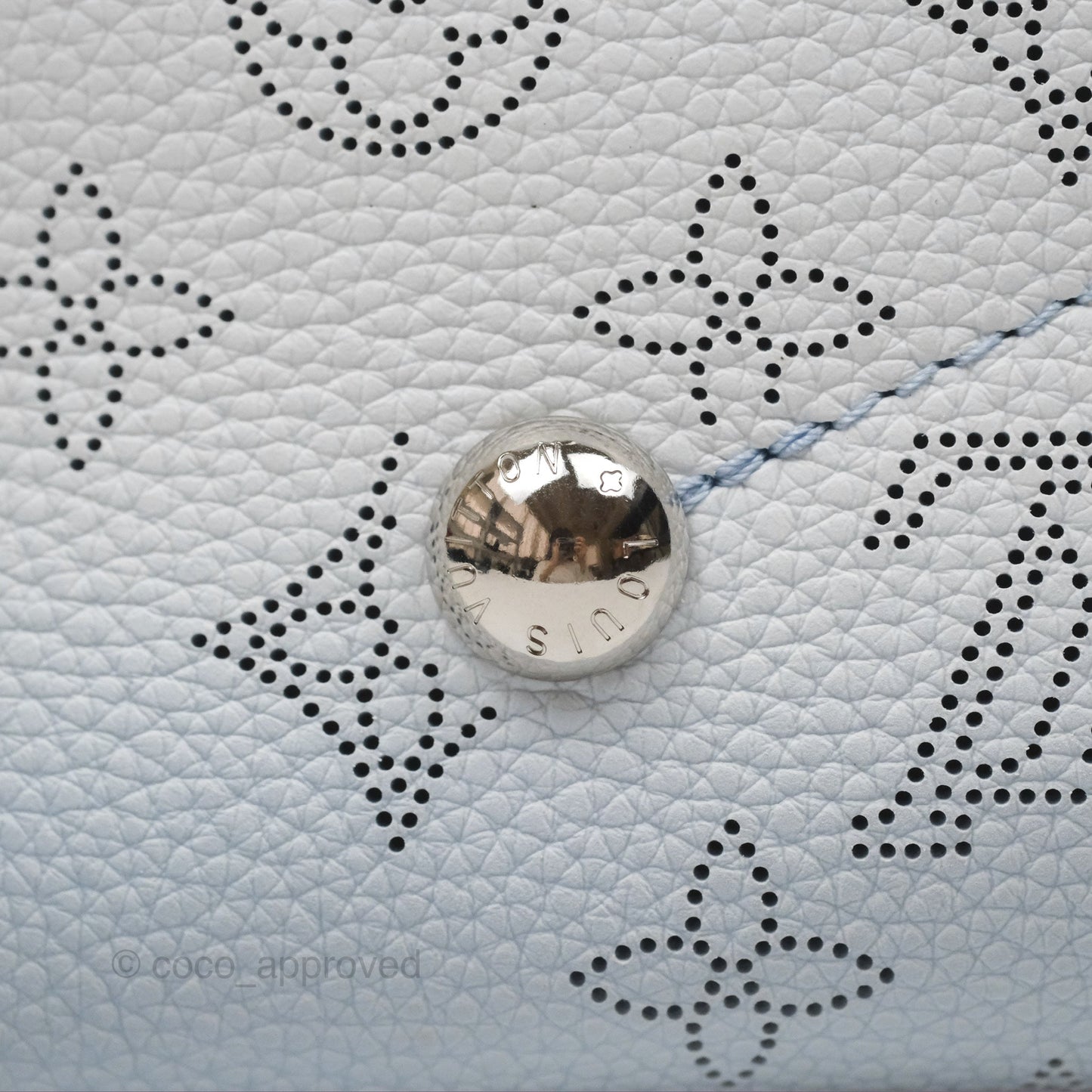 Louis Vuitton Bella Blue Nuage Mahina Calfskin