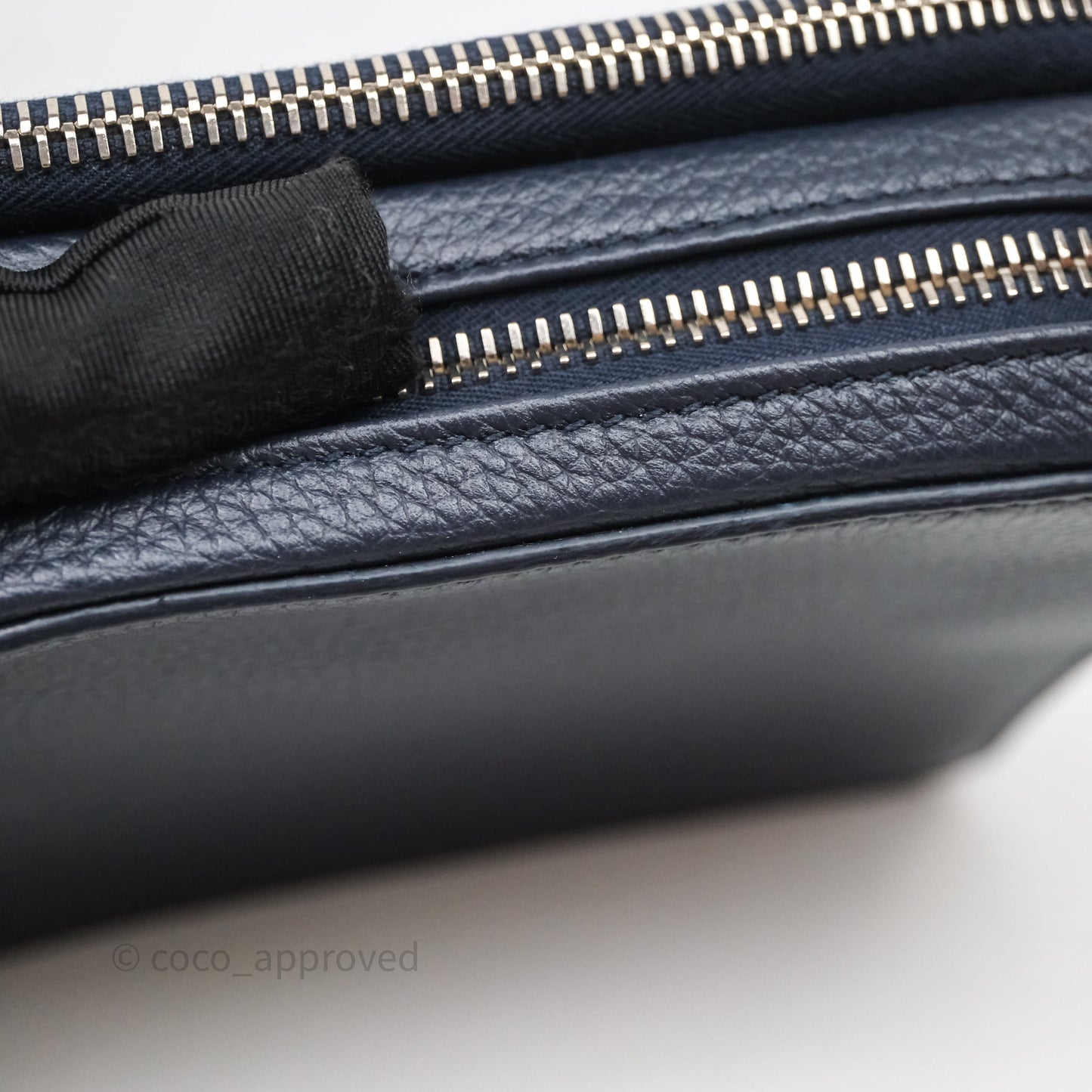 Christian Dior x Air Jordan Messenger Bag Navy Silver Hardware