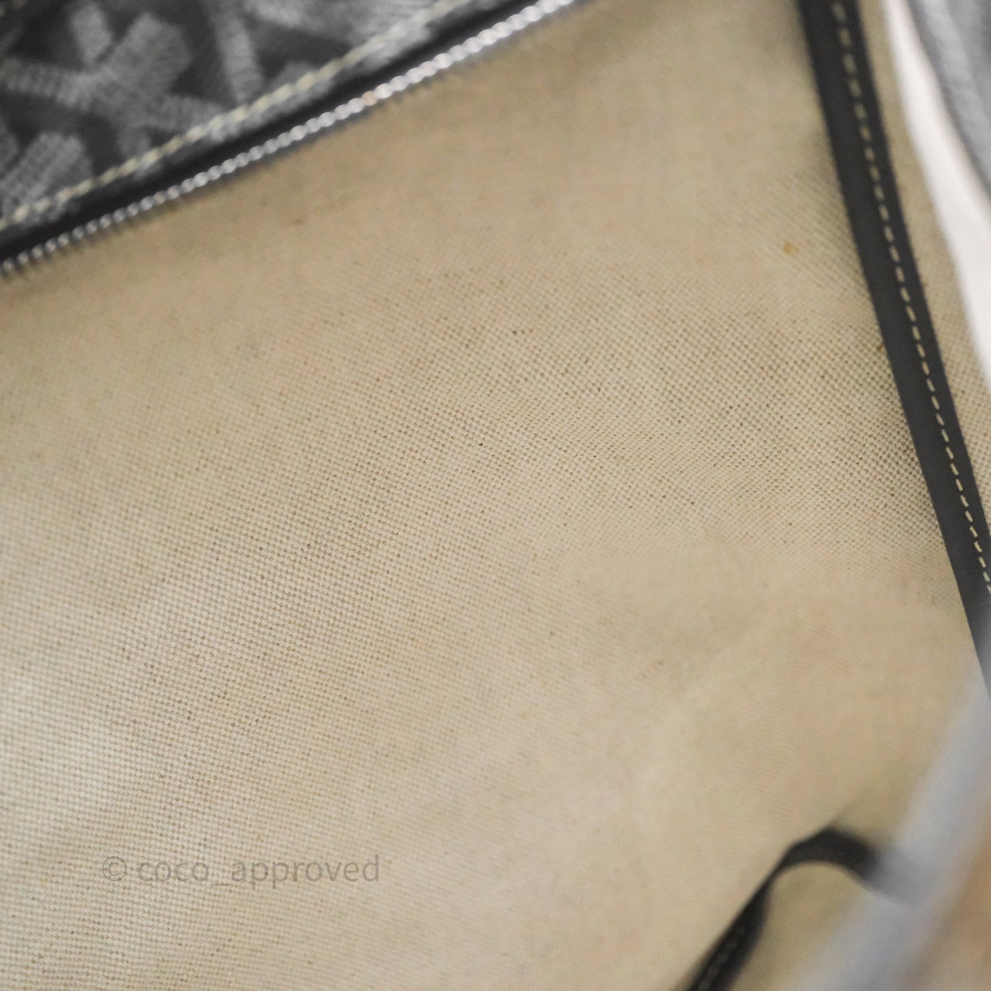Goyard Bohème Hobo Bag Grey Goyardine Canvas Pink Heart