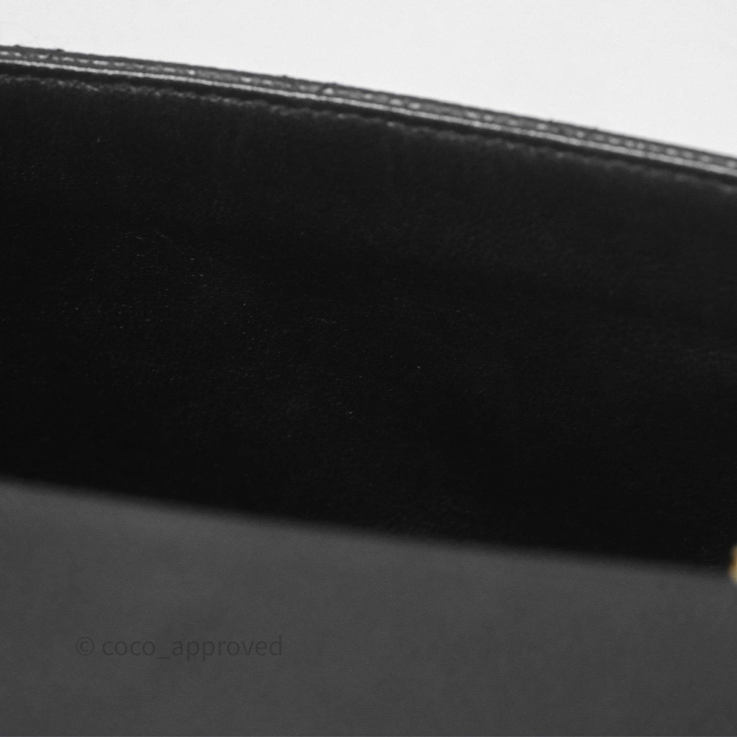 Chanel Vintage Mini Square Flap Quilted Black Caviar 24K Gold Hardware