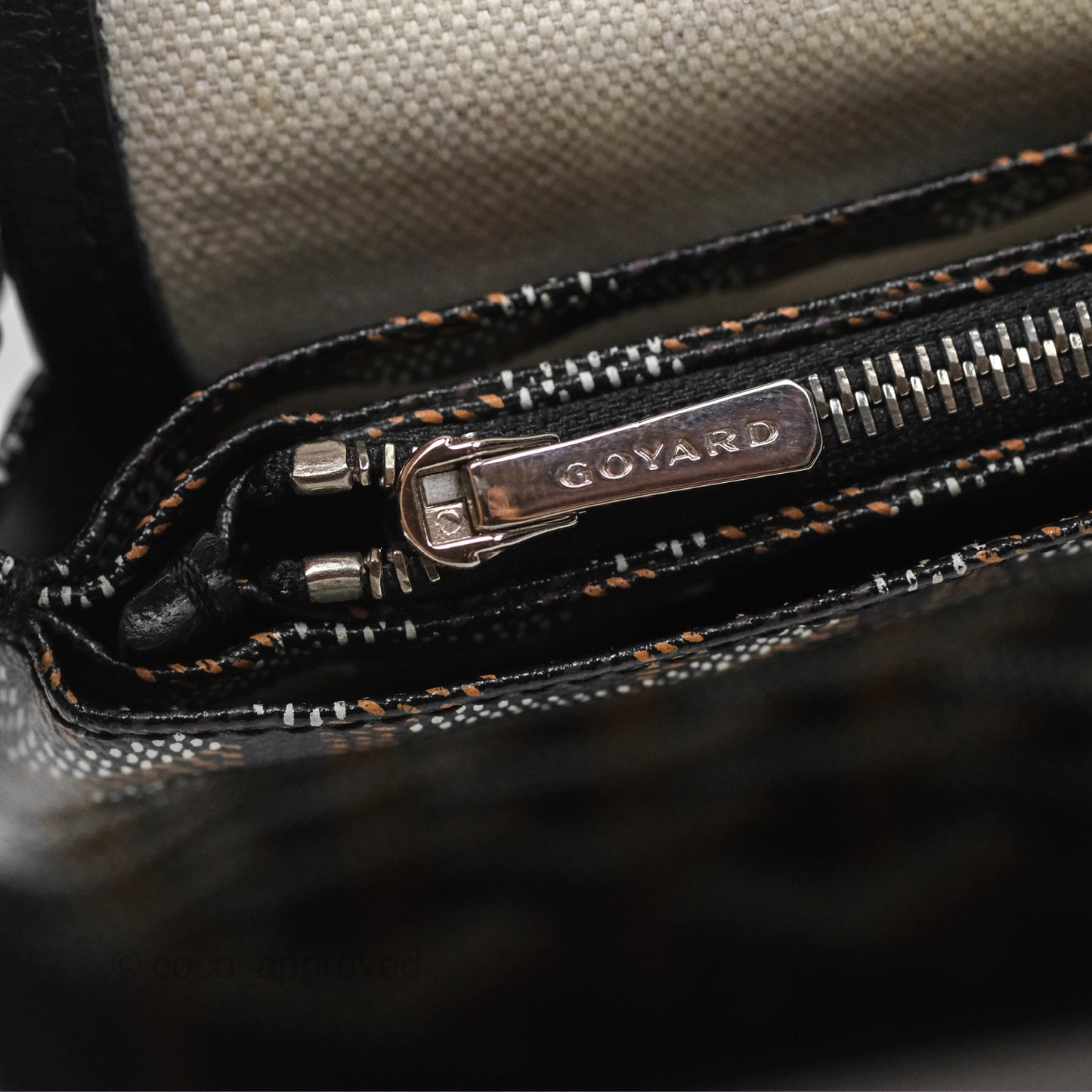 Goyard Plumet Pocket Wallet Black