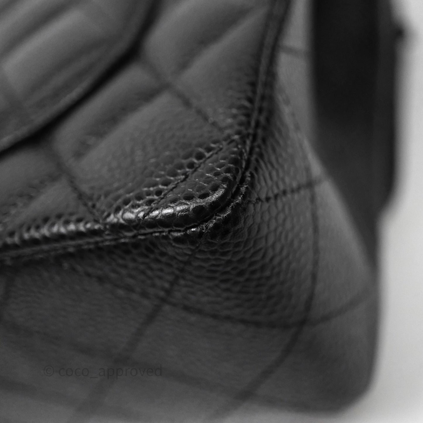 Chanel Small Classic Flap Quilted Black Caviar Gold Hardware