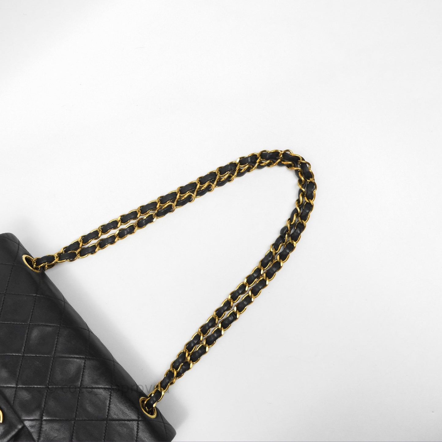 Chanel Classic Vintage Small Flap Black Lambskin 24K Gold Hardware