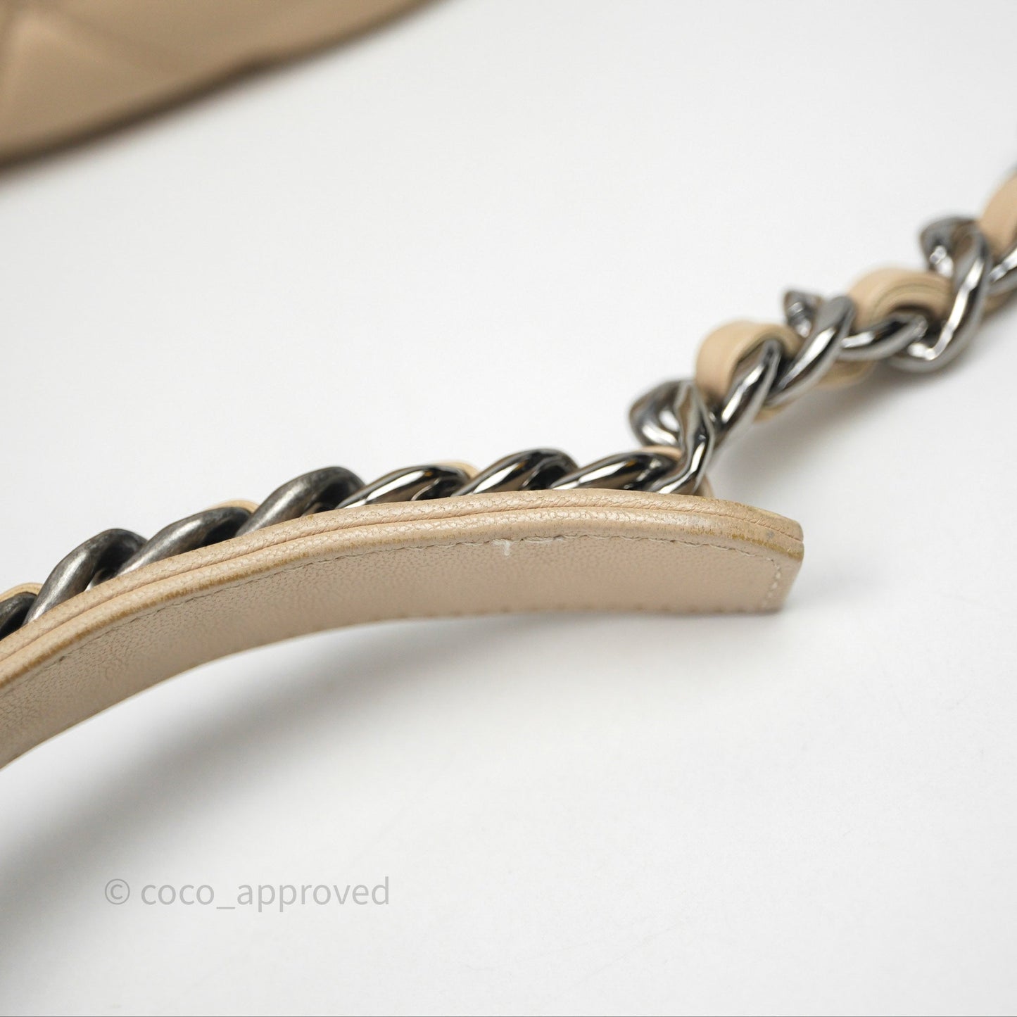 Chanel 19 Small Beige Mixed Hardware