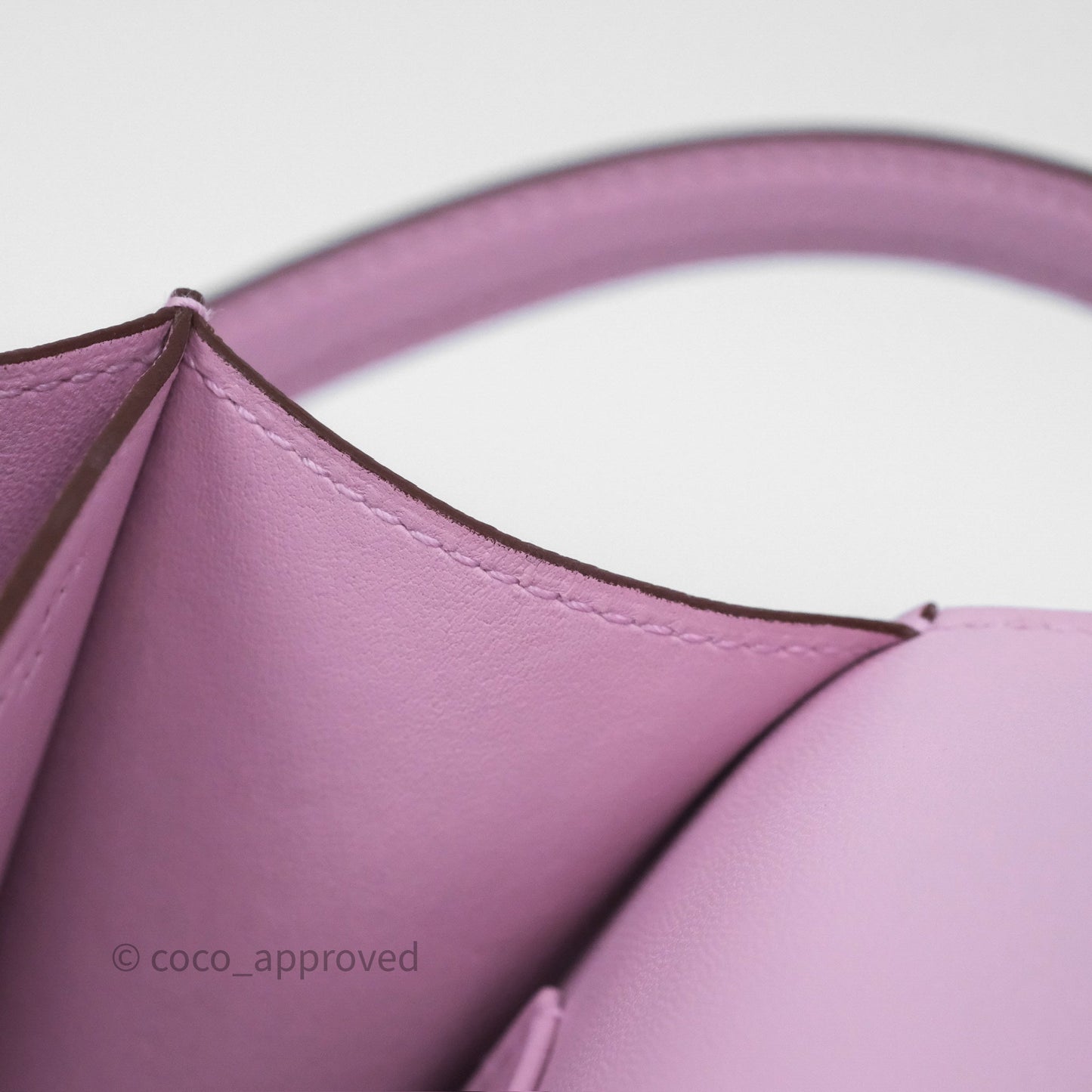 Hermès Constance Mini 18cm Mauve Sylvestre X9 Chevre Mysore Palladium Hardware