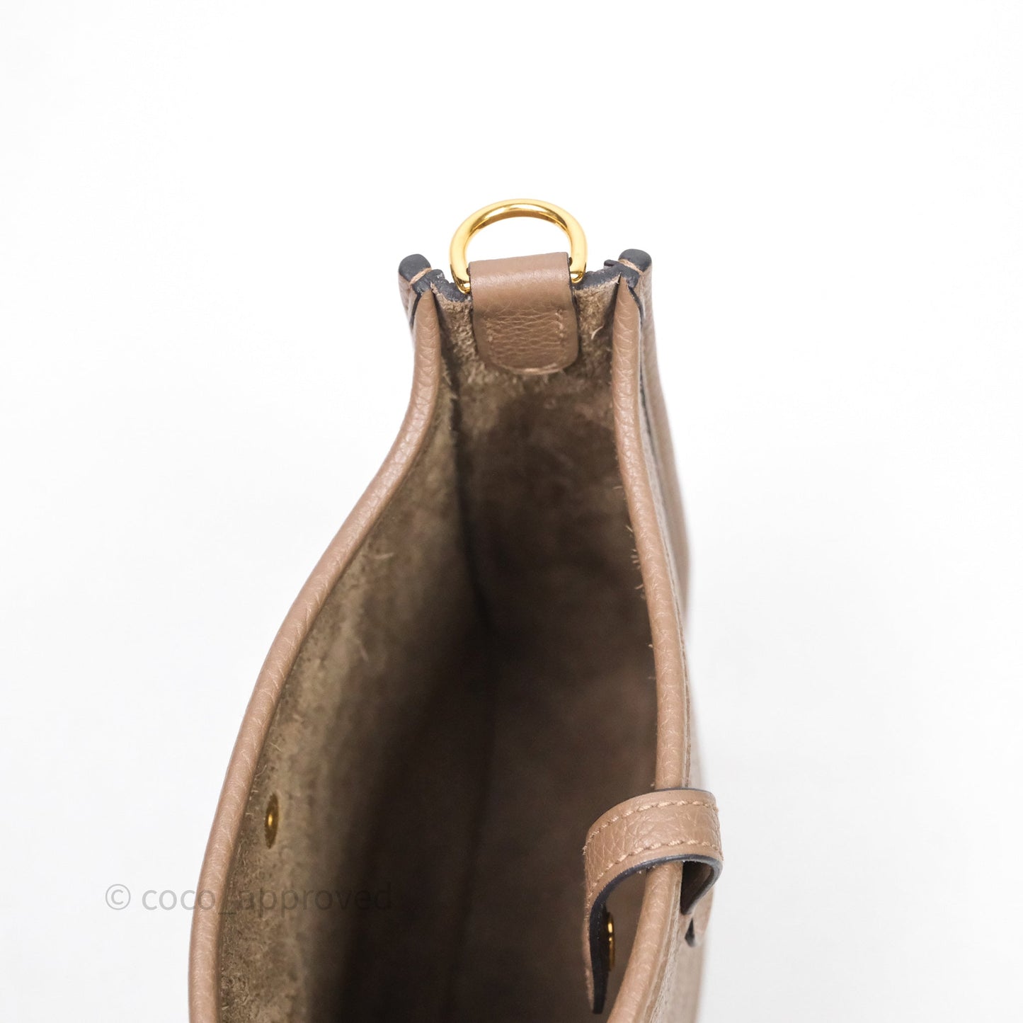 Hermès Mini Evelyne 16 Etoupe Clemence Gold Hardware