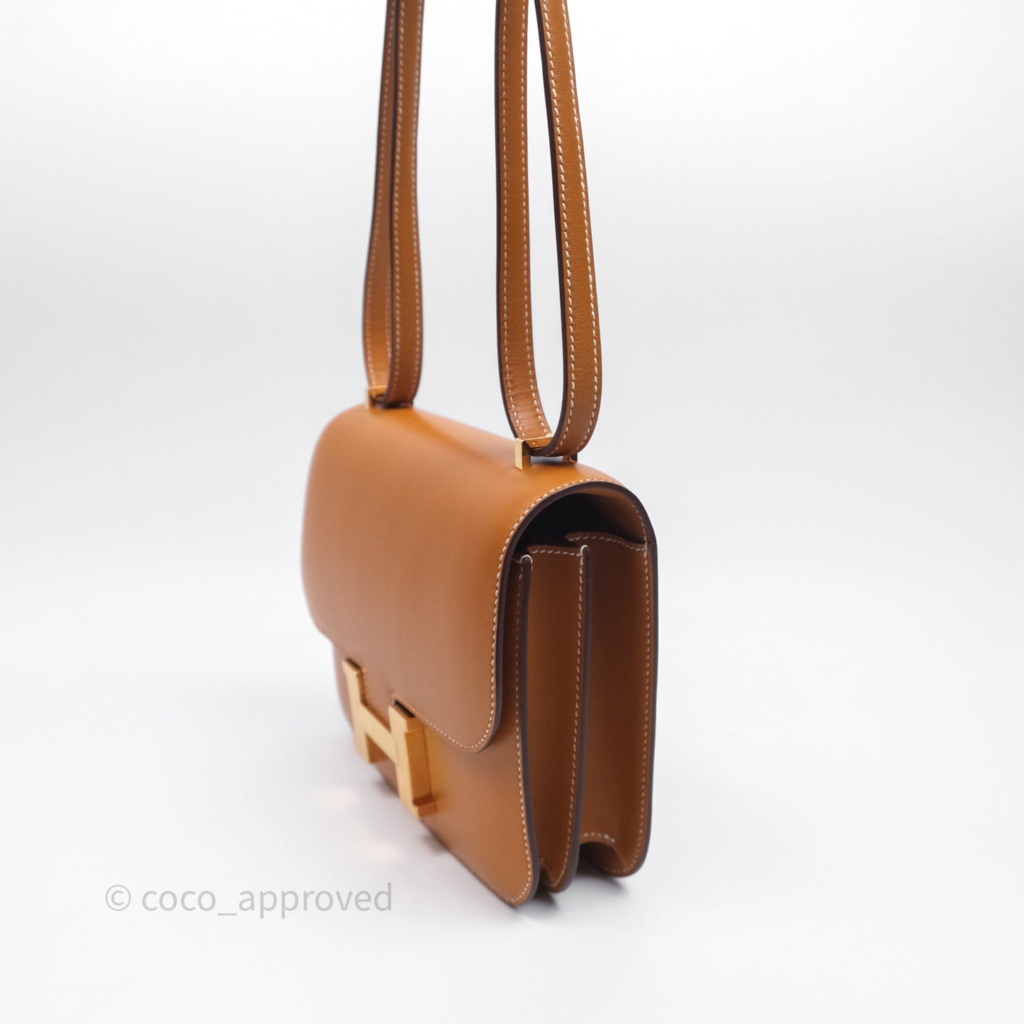 Hermès Constance Mini 18cm Naturel-Sablé 21 Butler Gold Hardware