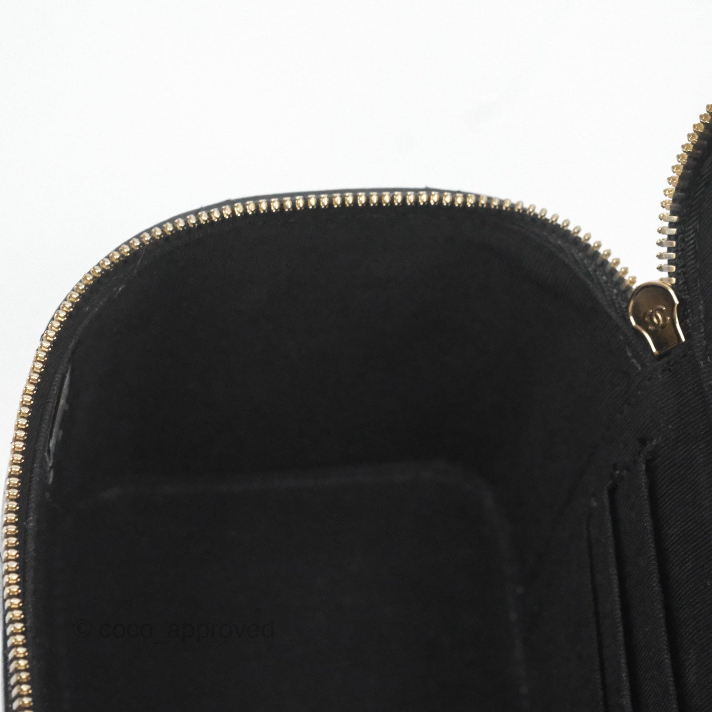Chanel Vanity With Chain Black Goatskin Mixed Hardware