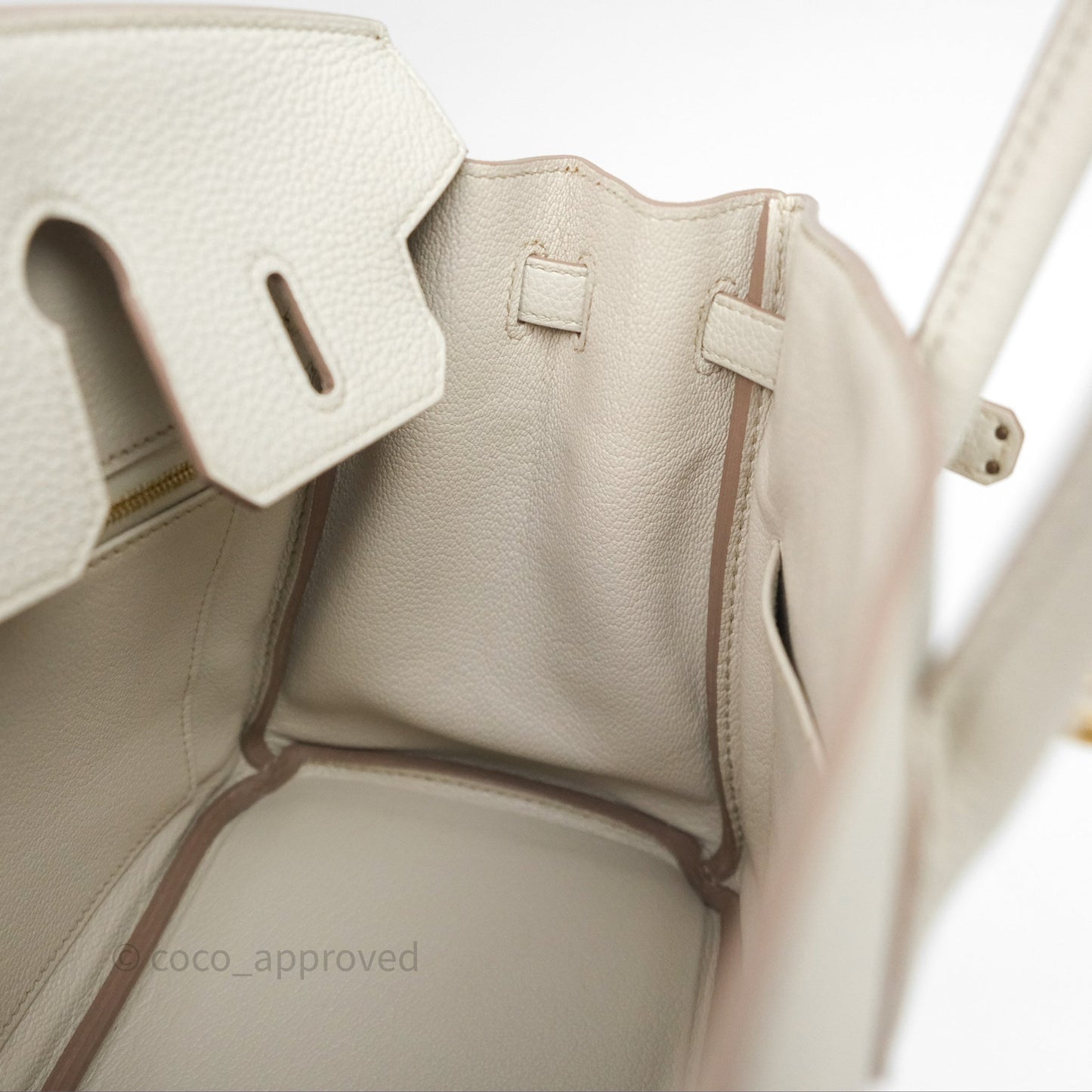 Hermès Birkin 25 Retourne Beton Togo Gold Hardware