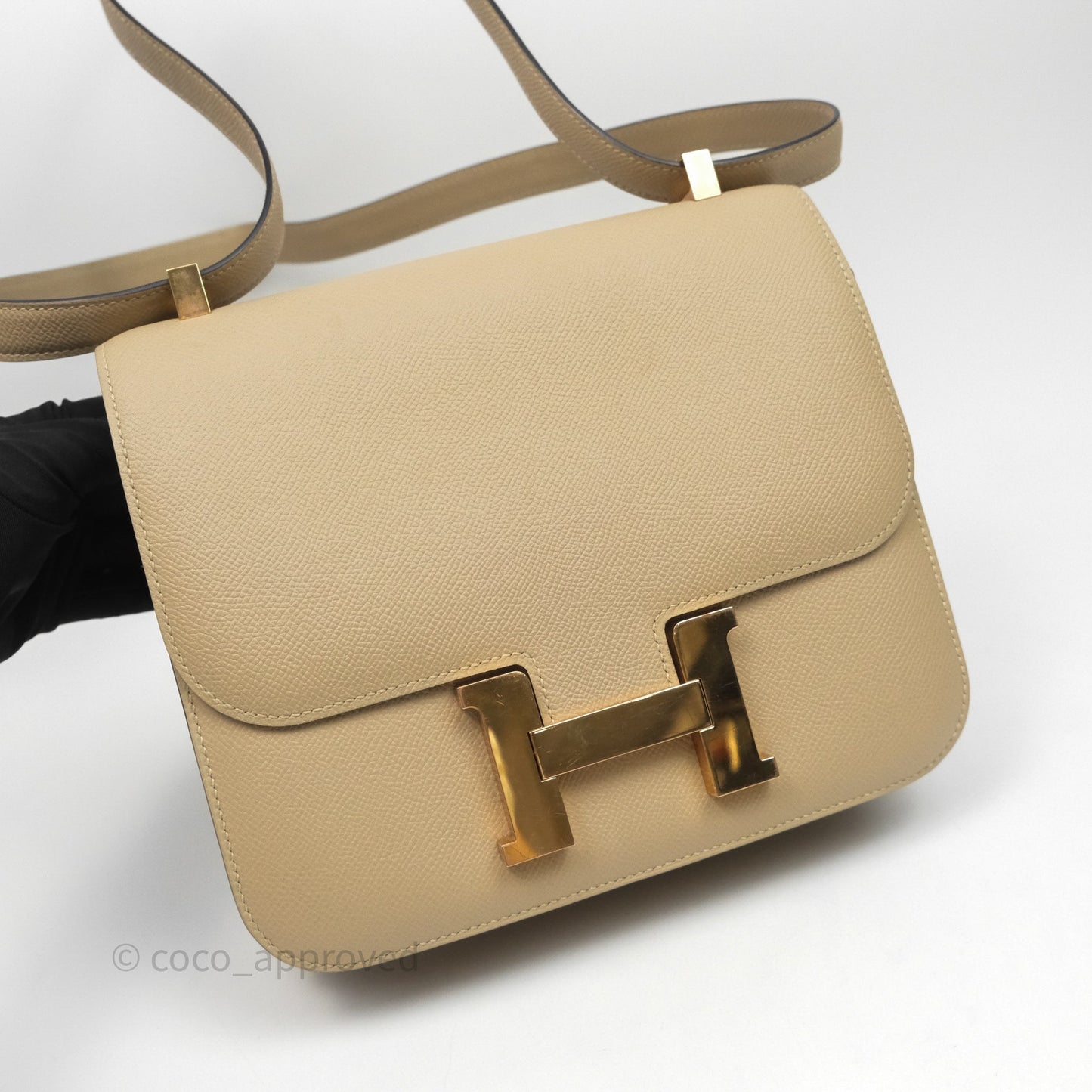 Hermès Constance 24 Trench S2/ Naturel 27 Epsom Gold Hardware