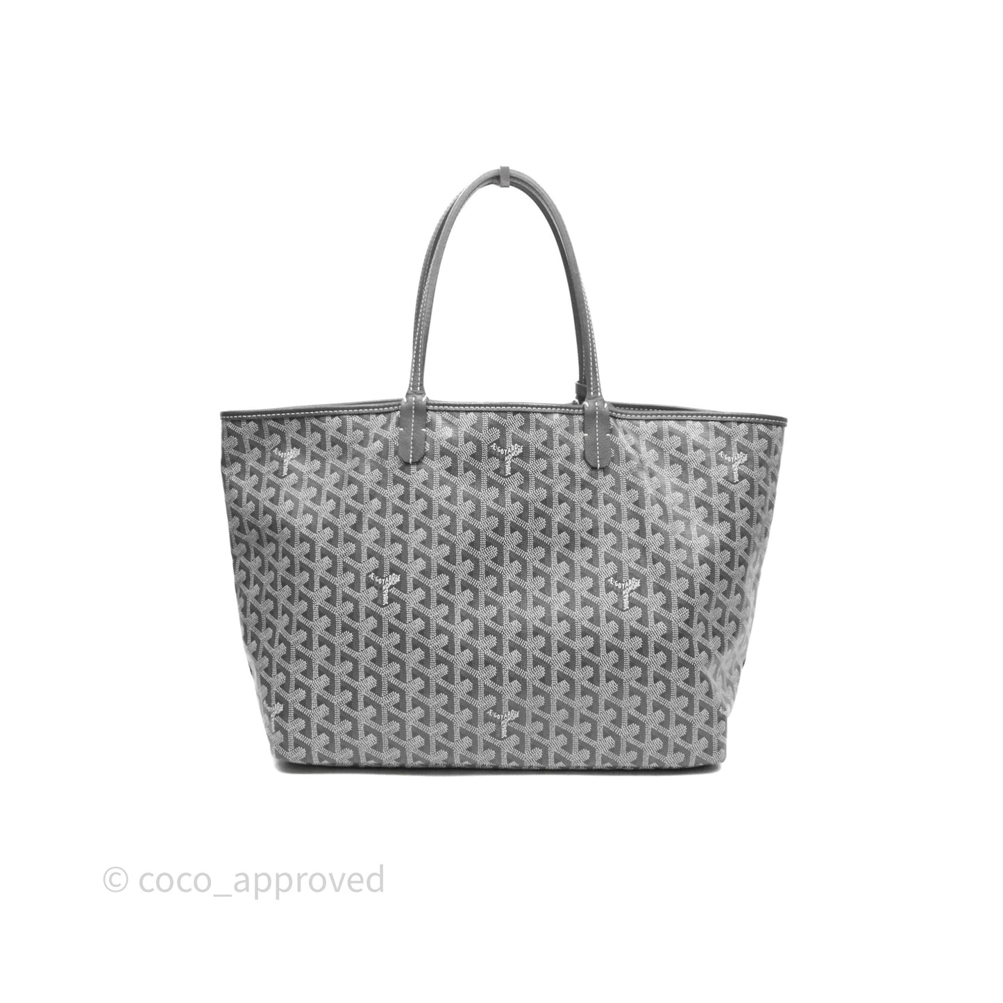 Goyard St Louis Tote PM Grey
