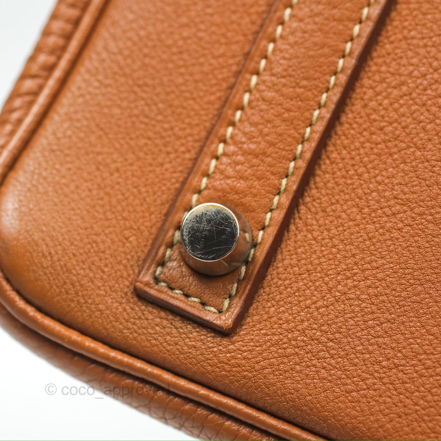Hermès Birkin 30 Retourne Gold Clemence Palladium Hardware