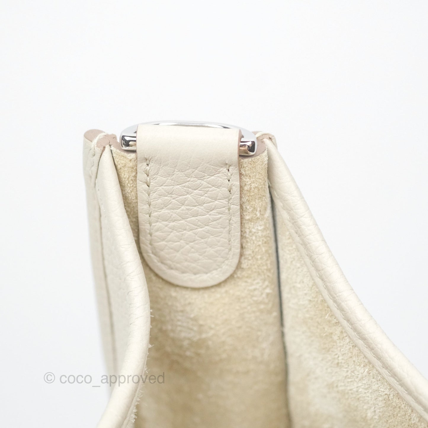 Hermes Evelyne III 29 Beton Clemence Palladium Hardware