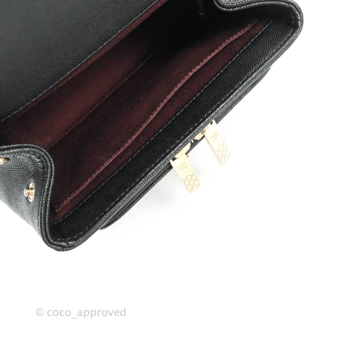 Chanel Quilted Small Business Affinity Flap Black Caviar Gold Hardware