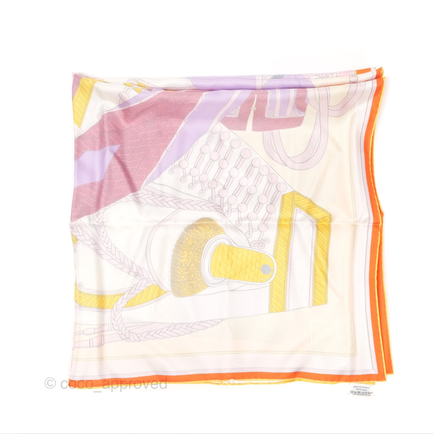 Hermes Zouaves Et Dragons Scarf 90