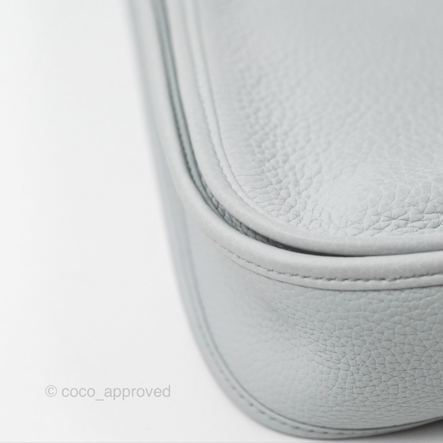 Hermes Evelyne III 29 Bleu Pale Clemence Palladium Hardware