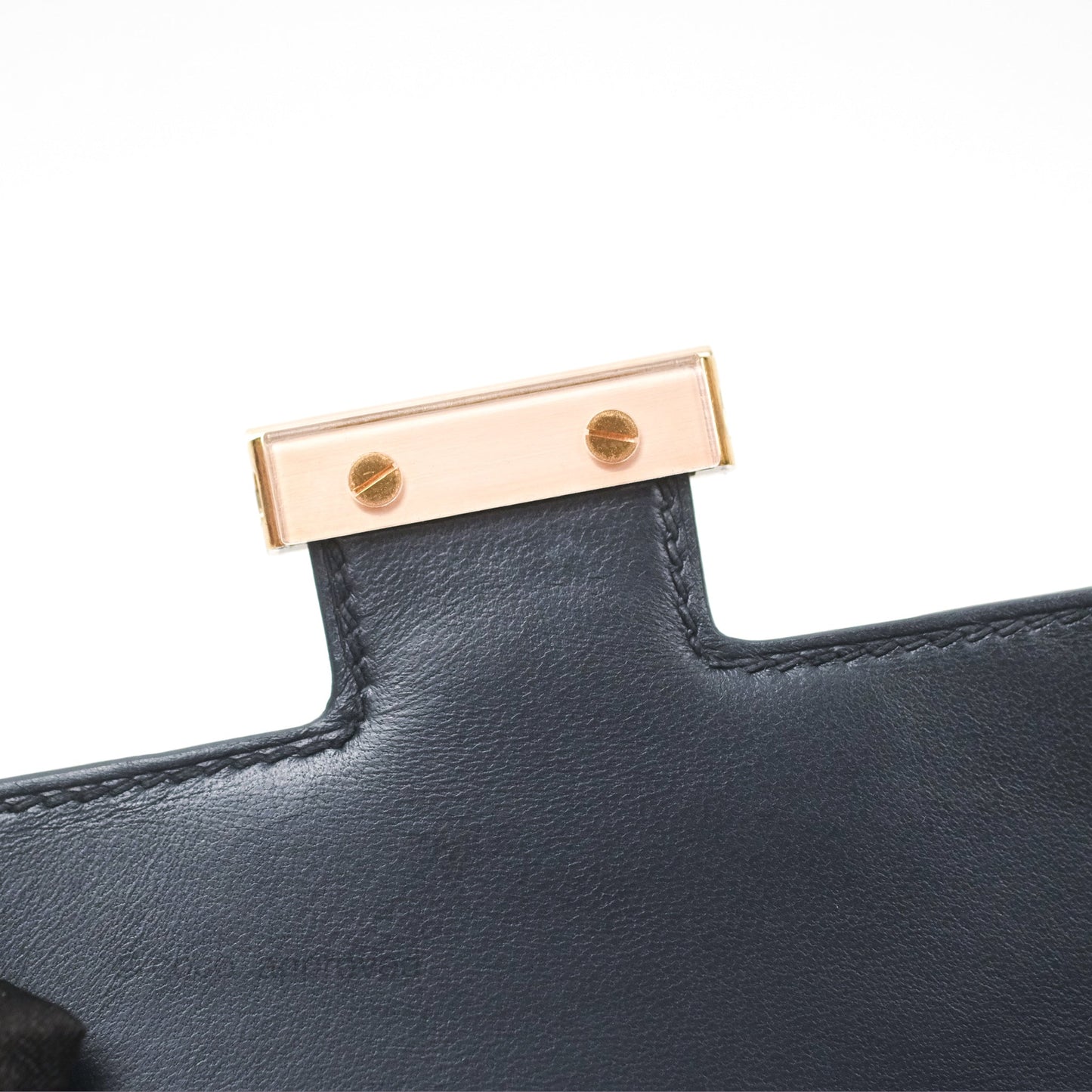 Hermès Constance Mini 18cm Bleu Nuit 2Z Epsom Rose Gold Hardware