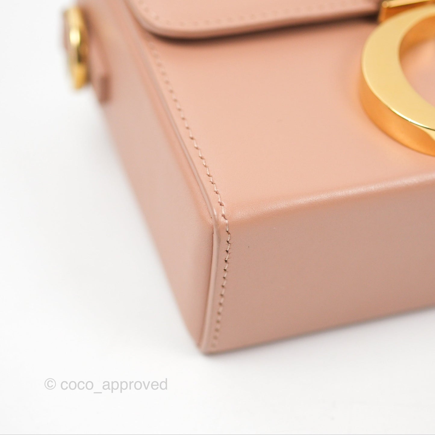 Christian Dior 30 Montaigne Rose Des Vents Calfskin Box Bag
