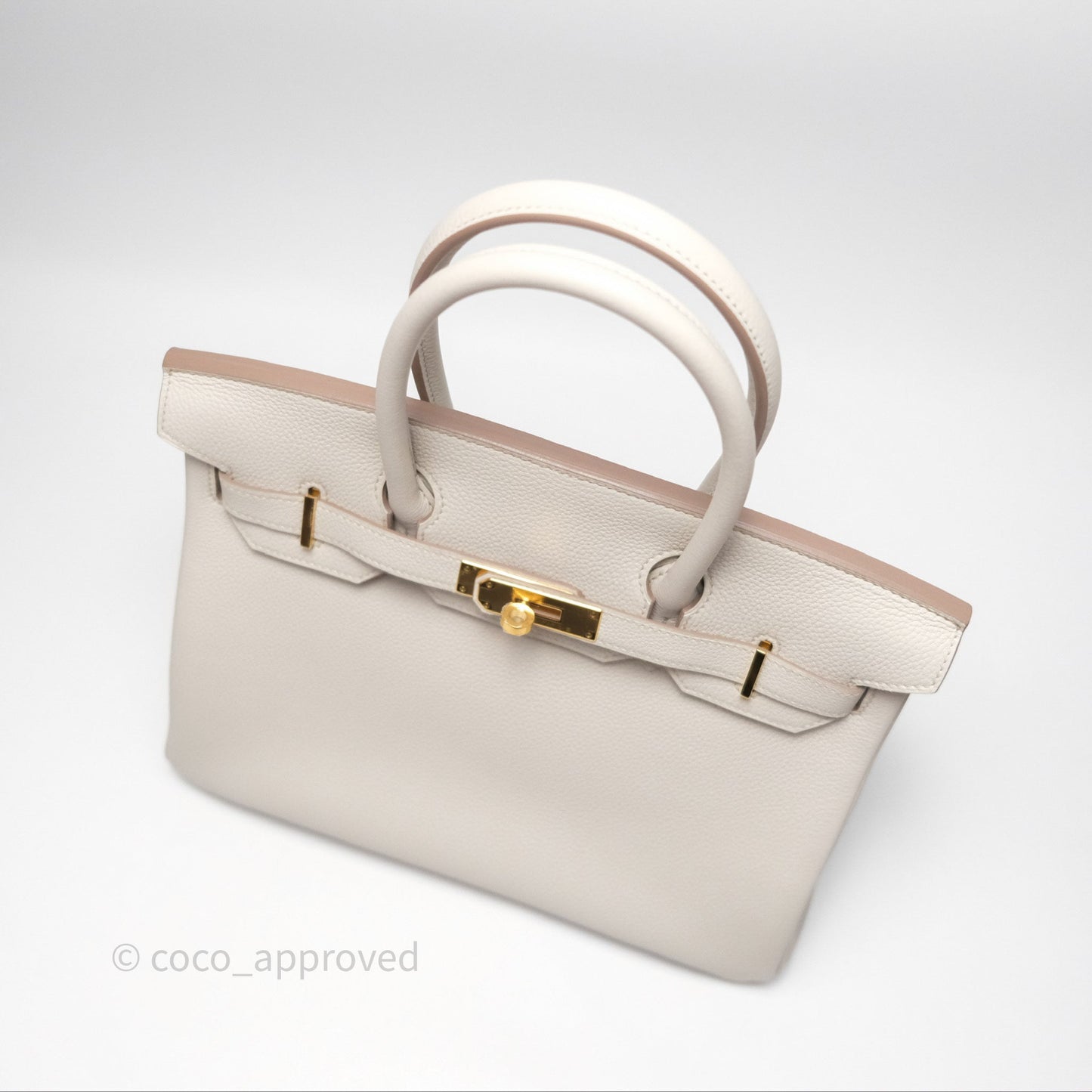Hermès Birkin 30 Retourne Beton 8L Togo Gold Hardware