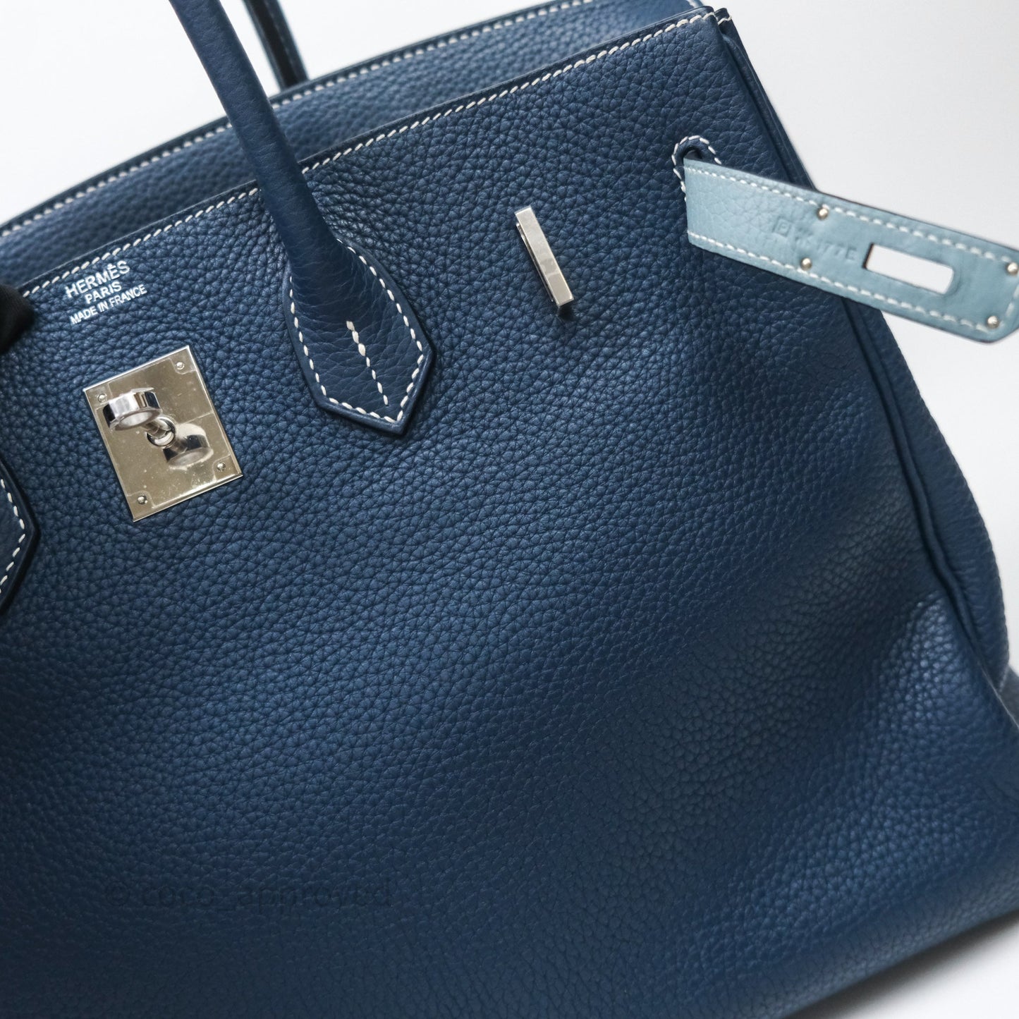Hermès Birkin 35 Bleu de Prusse 7P Togo Palladium Hardware