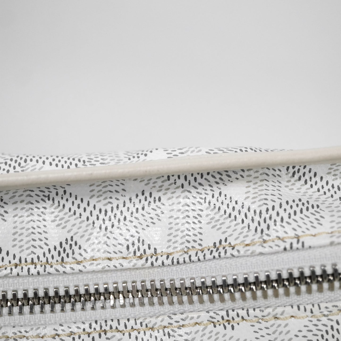 Goyard Bohème Hobo Bag PM White Goyardine Canvas