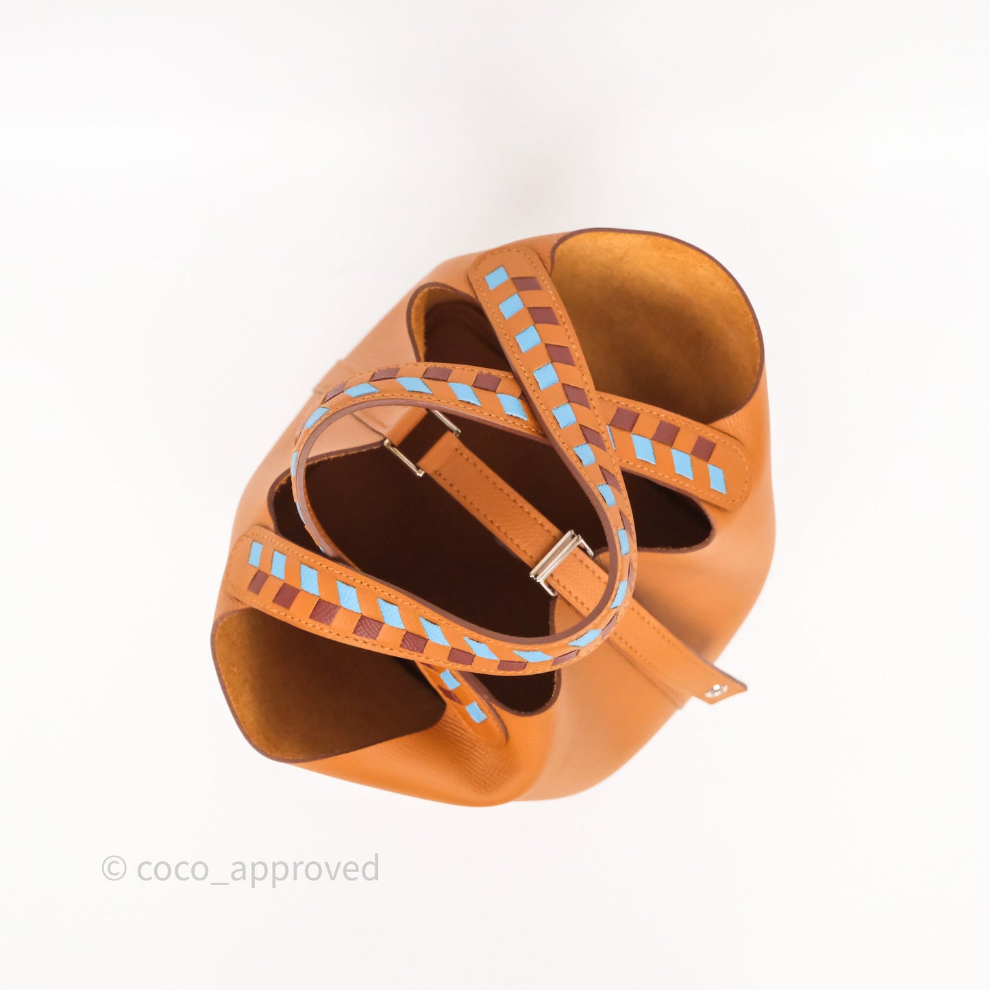 Hermès Picotin 18 Tressage Gold Epsom Palladium Hardware