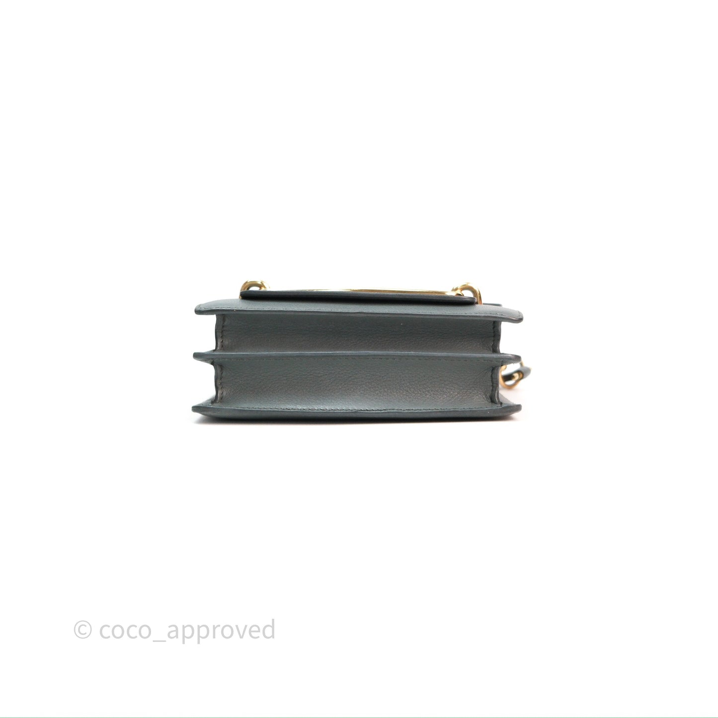 Hermès Roulis Mini 18 Vert Amancde 63 Evercolor Gold Hardware