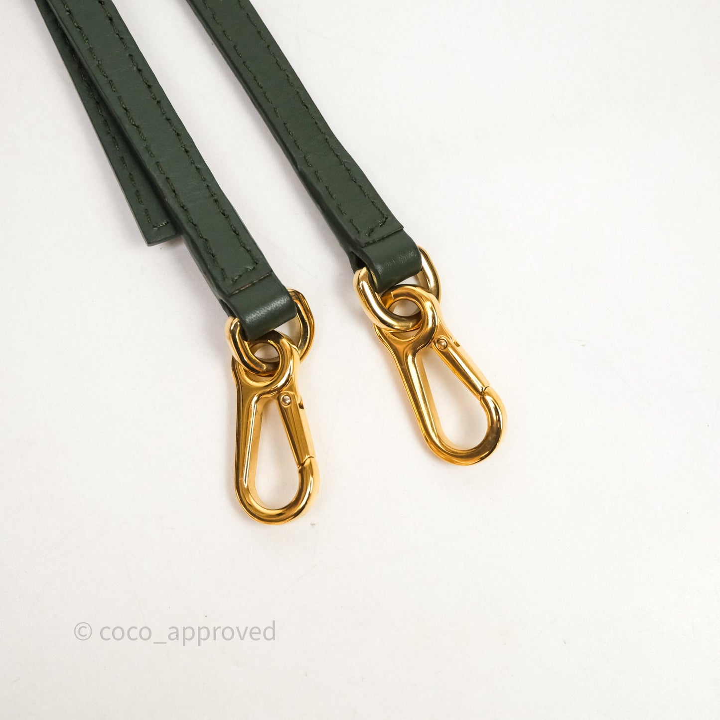 Loewe X SUNA FUJITA Mini Pandas Puzzle Bag Dark Green Calfskin Gold Hardware