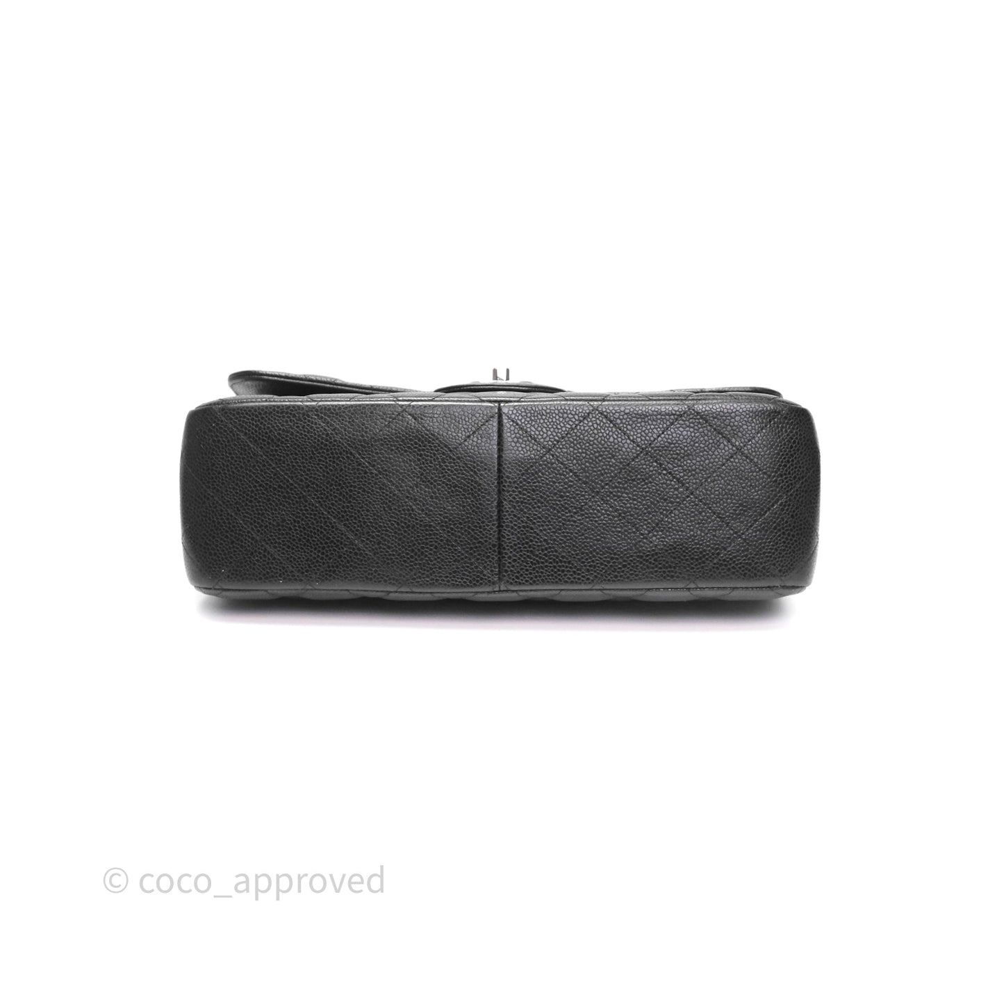 Chanel Jumbo Double Flap Black Caviar Silver Hardware⁣⁣