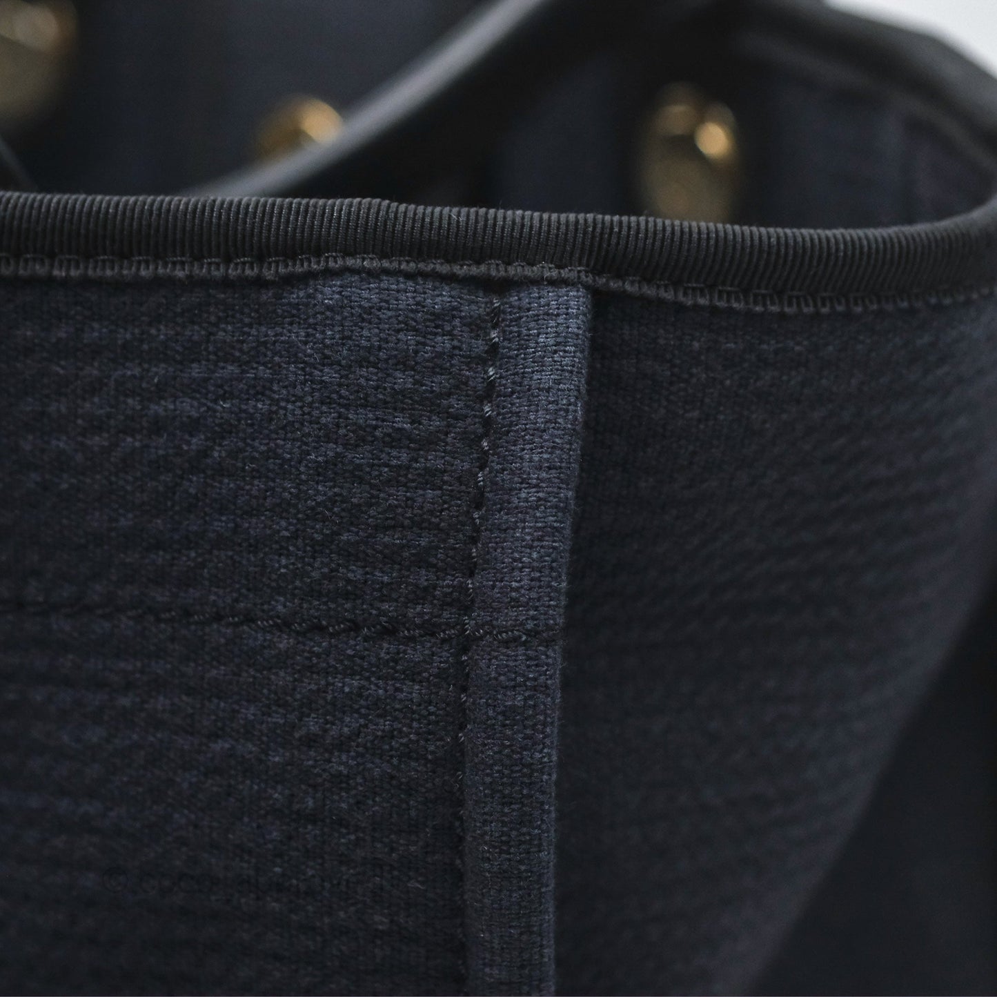 Chanel New Small Deauville Navy Canvas