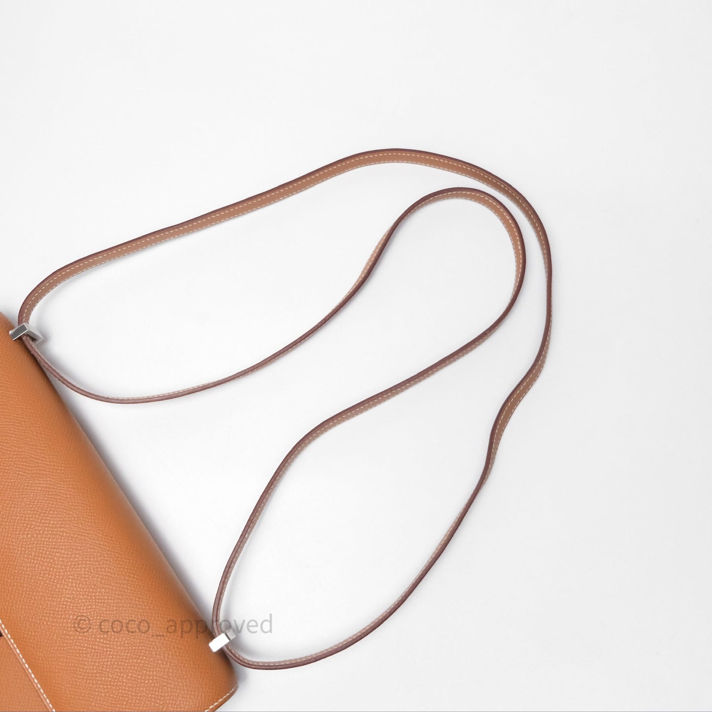 Hermès Constance Elan Gold 37 Epsom Palladium Hardware