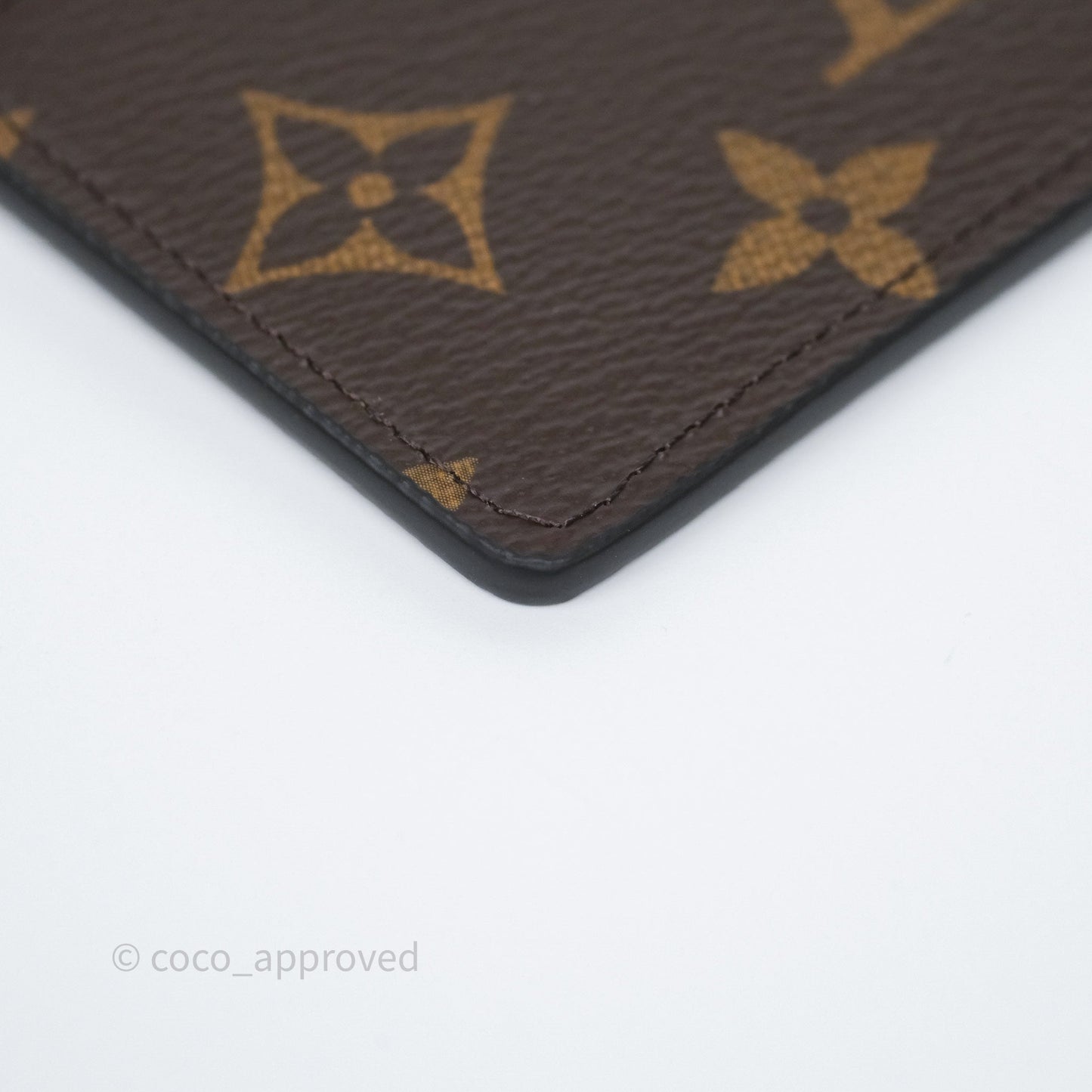 Louis Vuitton Card Holder PM Monogram Macassar Bleu