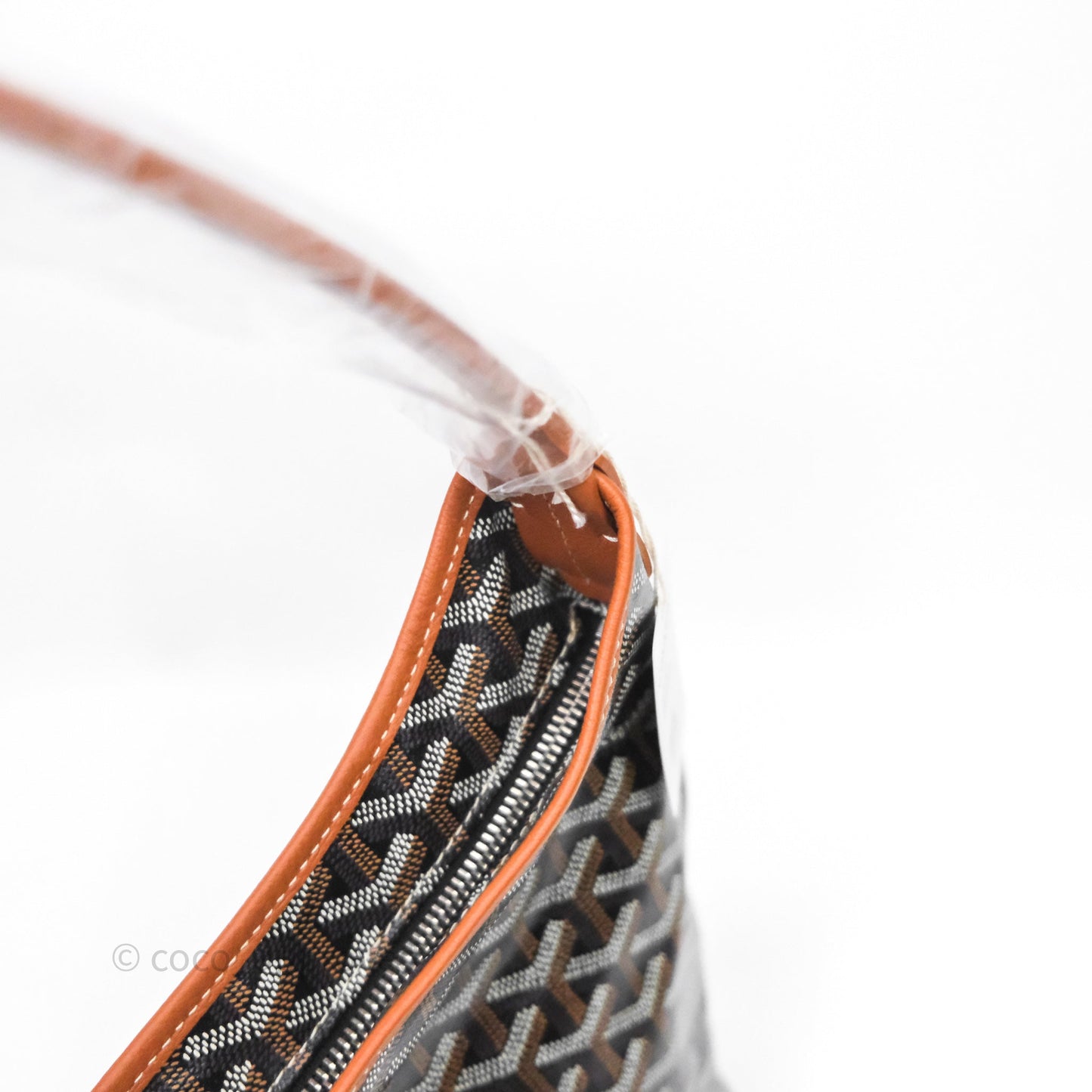 Goyard Bohème Hobo Bag Black/Tan Goyardine Canvas
