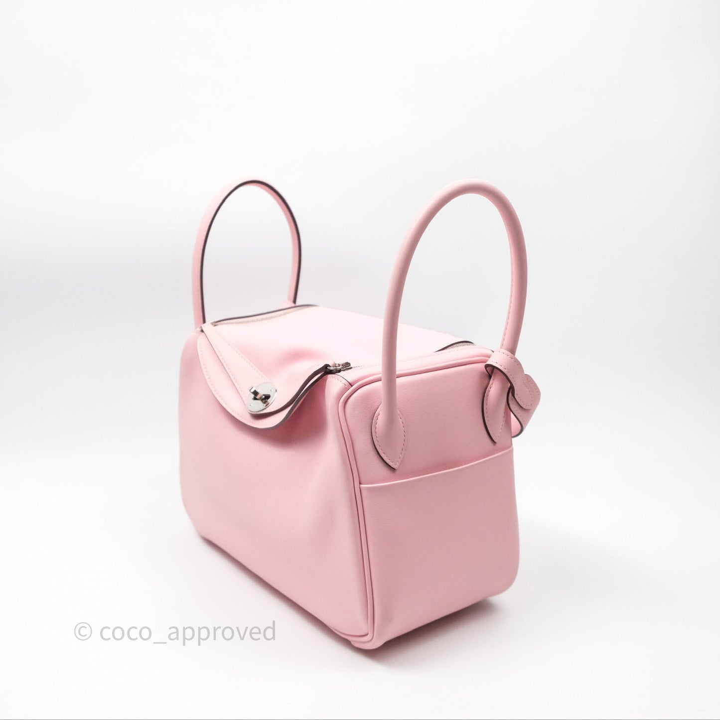 Hermes Lindy 26 Rose Sakura Pink 3Q Swift Palladium Hardware