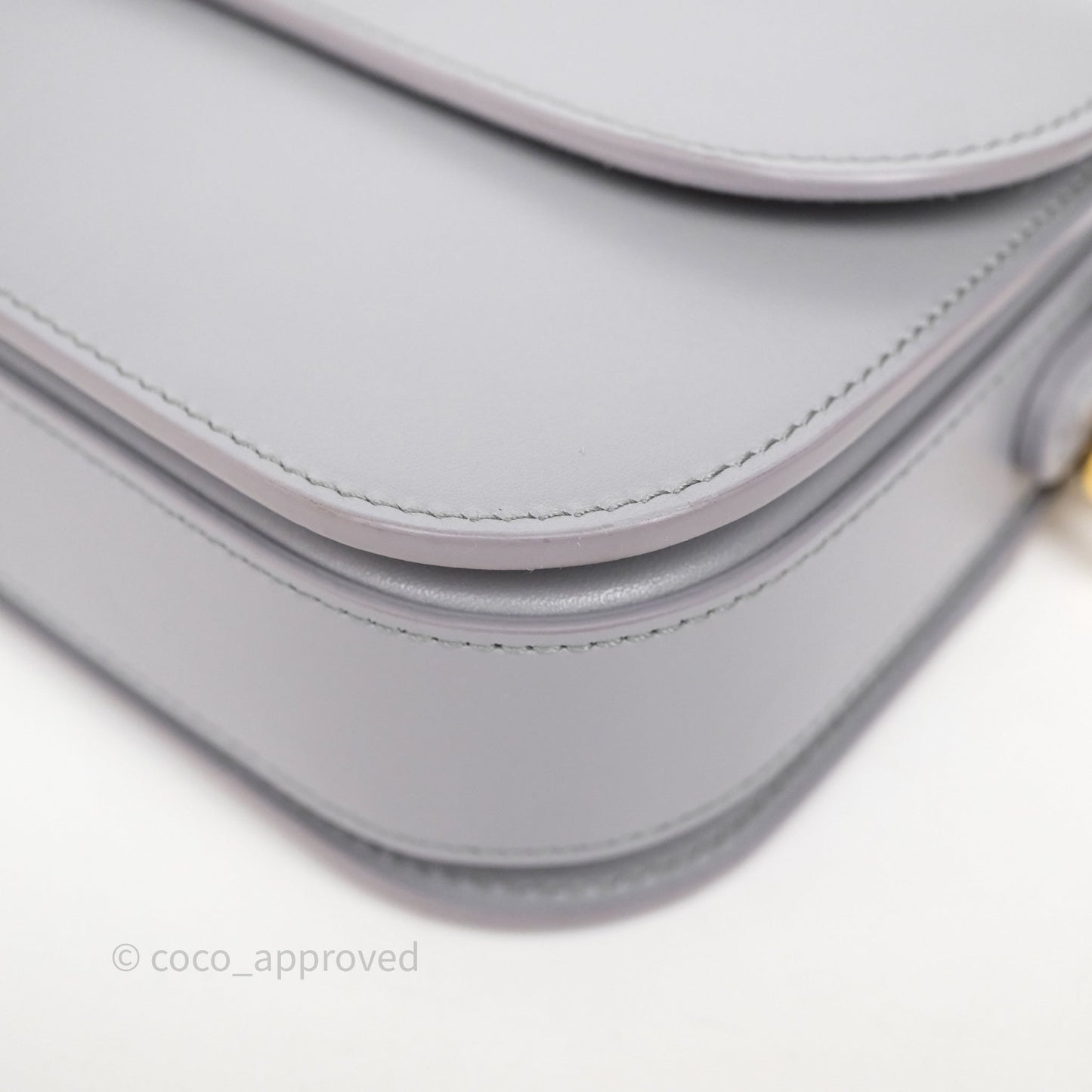 Dior 30 Montaigne Avenue Bag Grey Box Calfskin