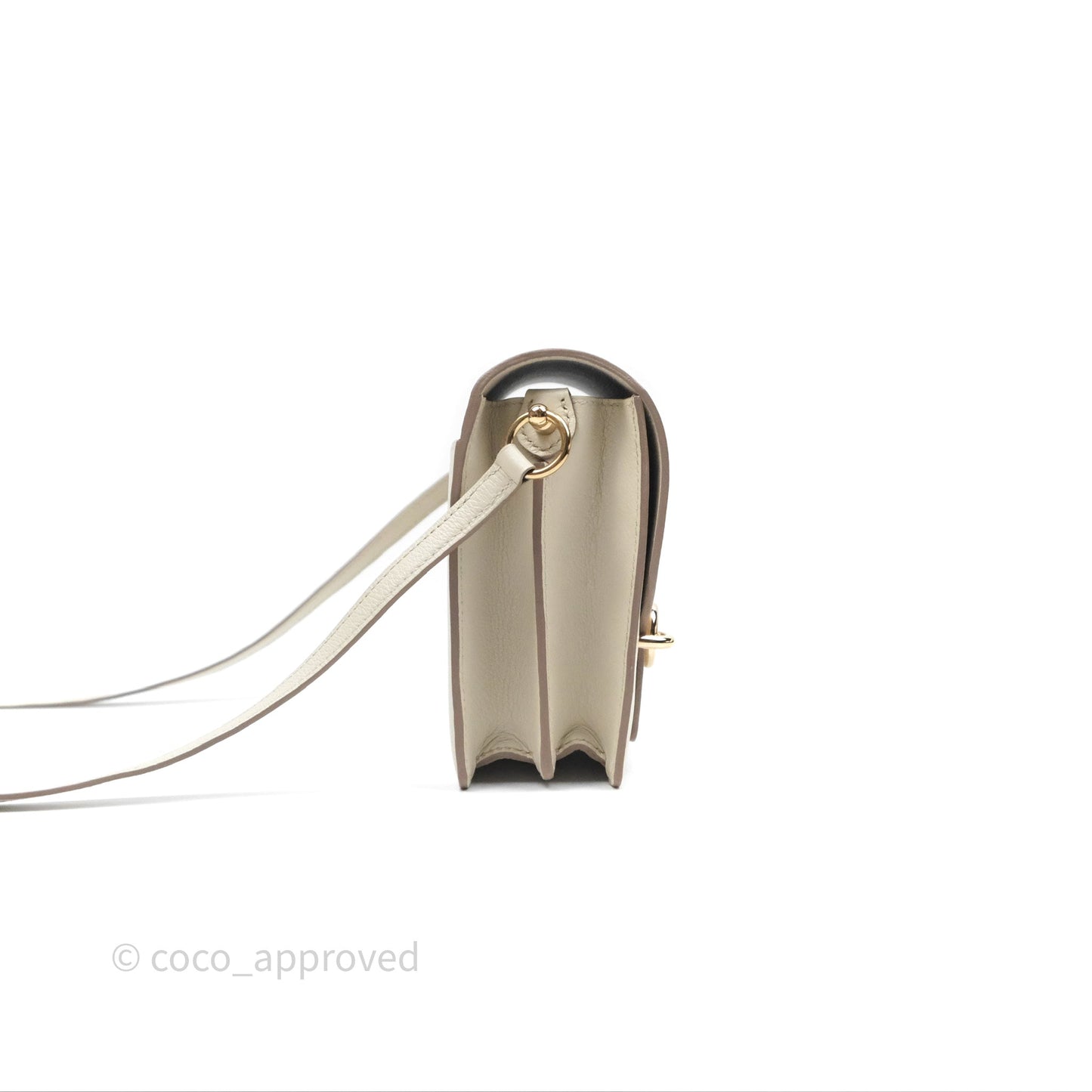 Hermès Roulis Mini 18 Beton 8L Evercolor Permabrass Hardware