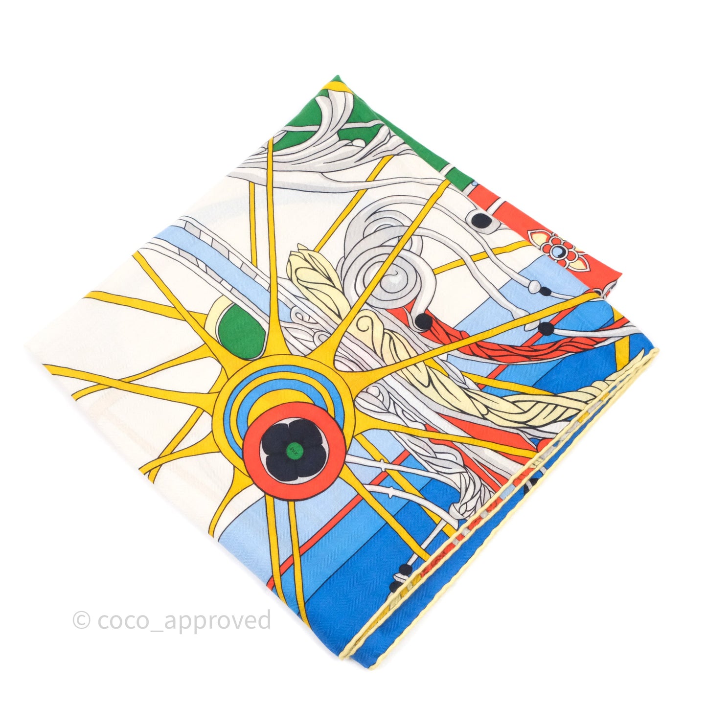Hermès Coupe de Gala shawl 140
