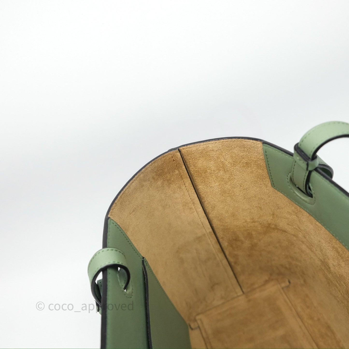 Loewe Small Anagram Tote In Rosemary Green Calfskin