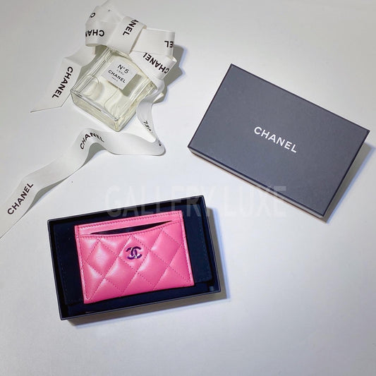 No.3100-Chanel Lambskin Timeless Classic Card Holder