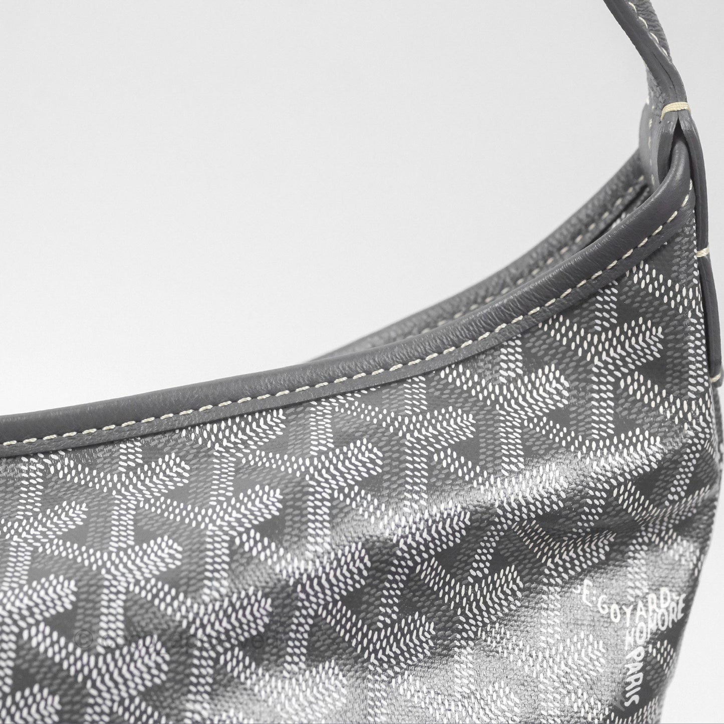 Goyard Bohème Hobo Bag Grey Goyardine Canvas
