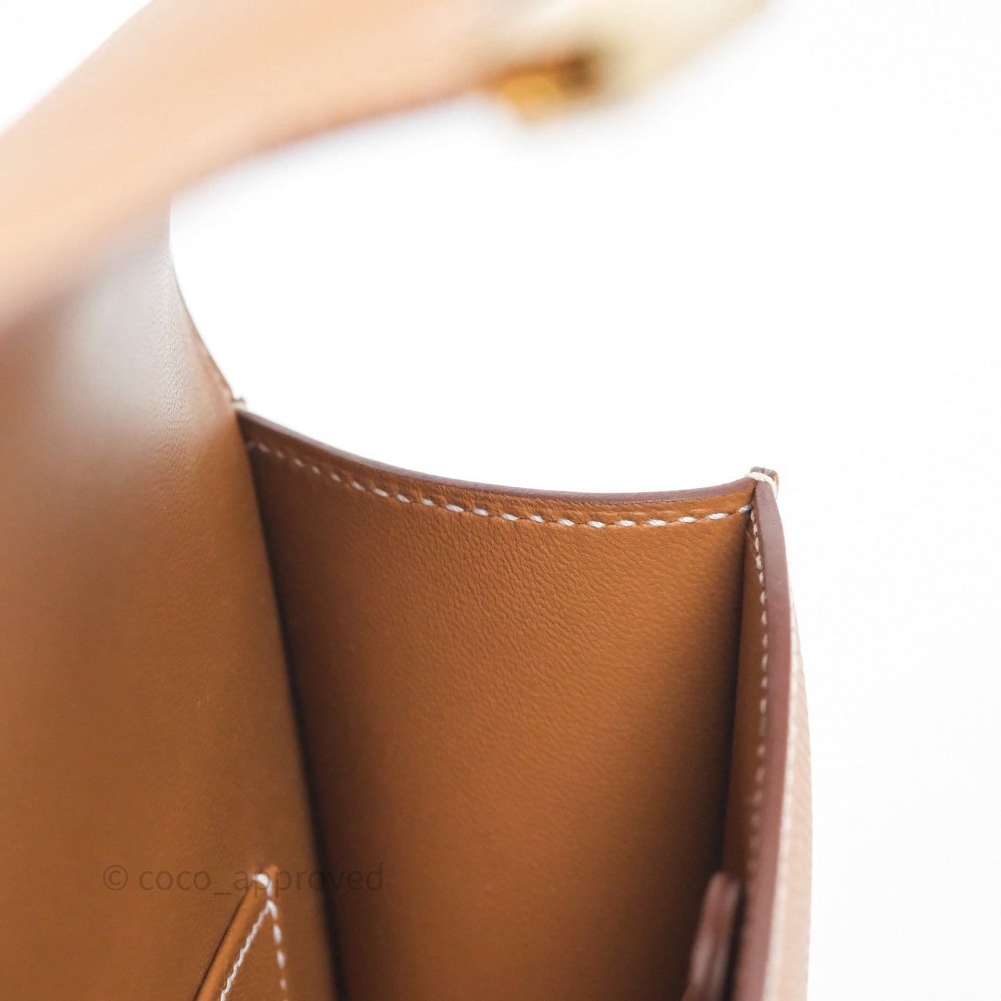 Hermès Constance Elan Gold 37 Epsom Gold Hardware