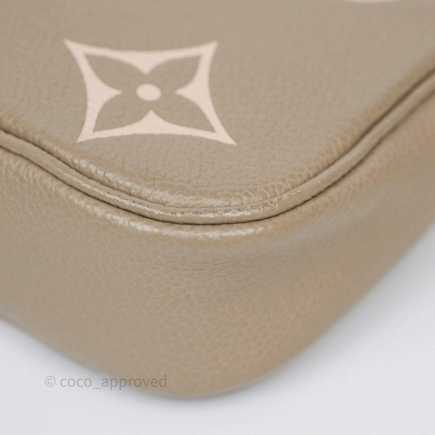 Louis Vuitton Ivy Wallet on Chain Monogram Empreinte Dove/Cream