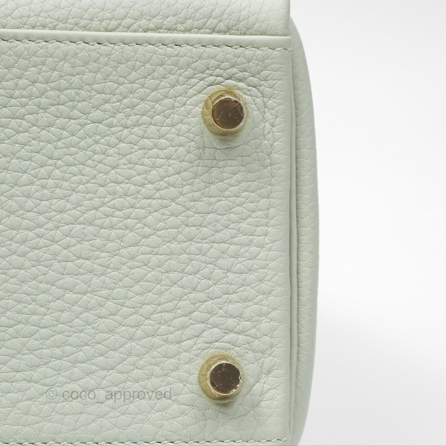 Hermès Kelly II 28 Retourne Togo Gris Neve Gold Hardware