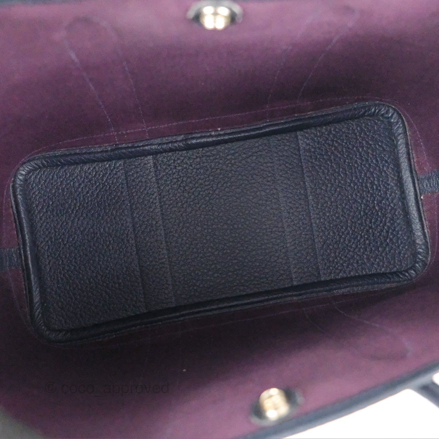 Hermes Garden Party 30 Cassis N5 / Bleu Nuit 2Z Country/Canvas
