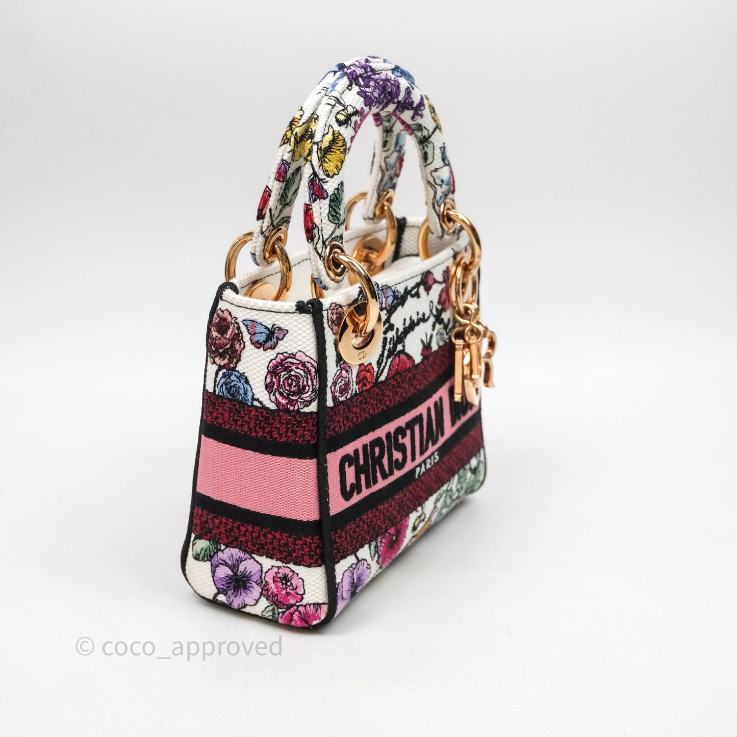 Christian Dior Mini Lady D-Lite Bag Florilegio Embroidered