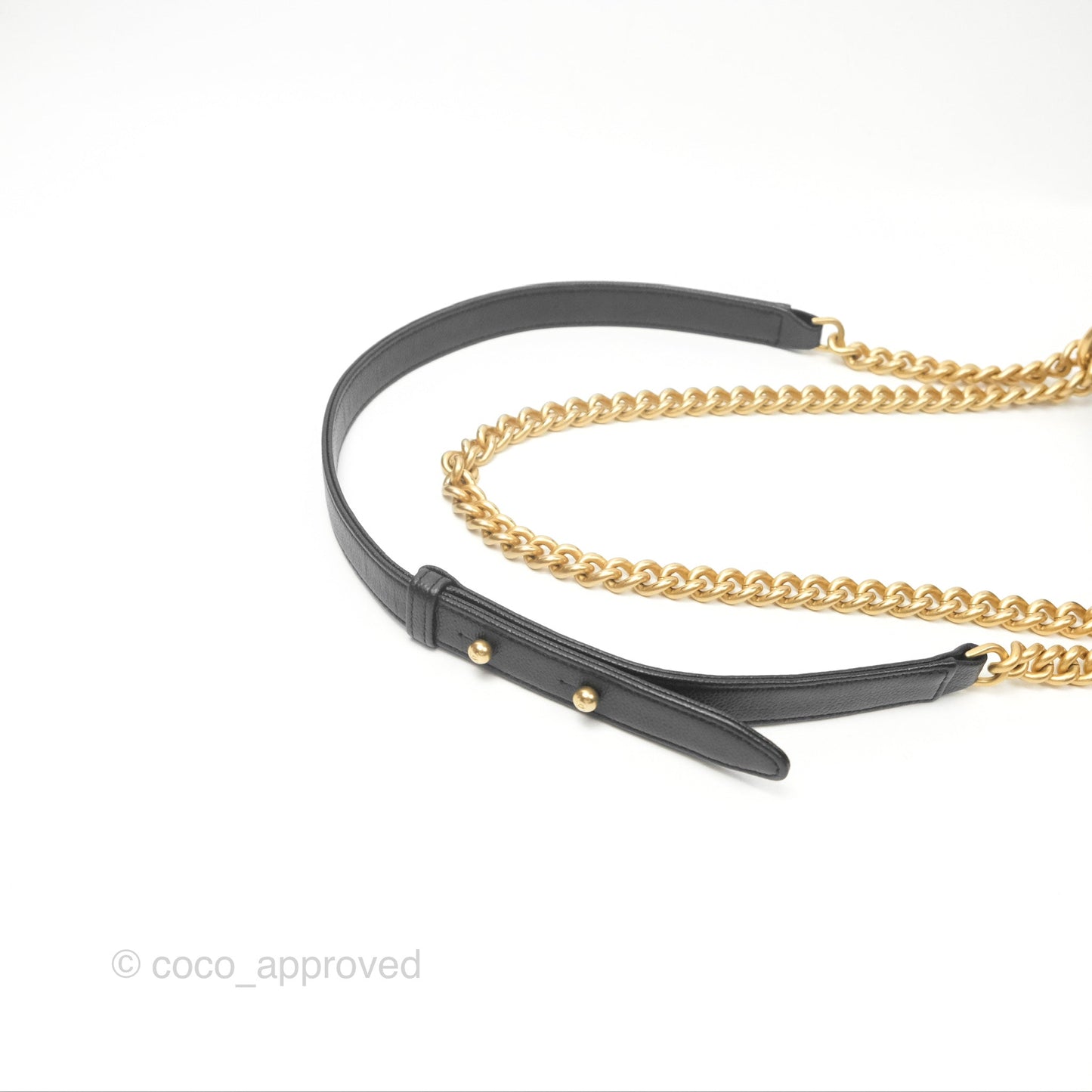 Chanel Mini Boy Black Caviar Aged Gold Hardware